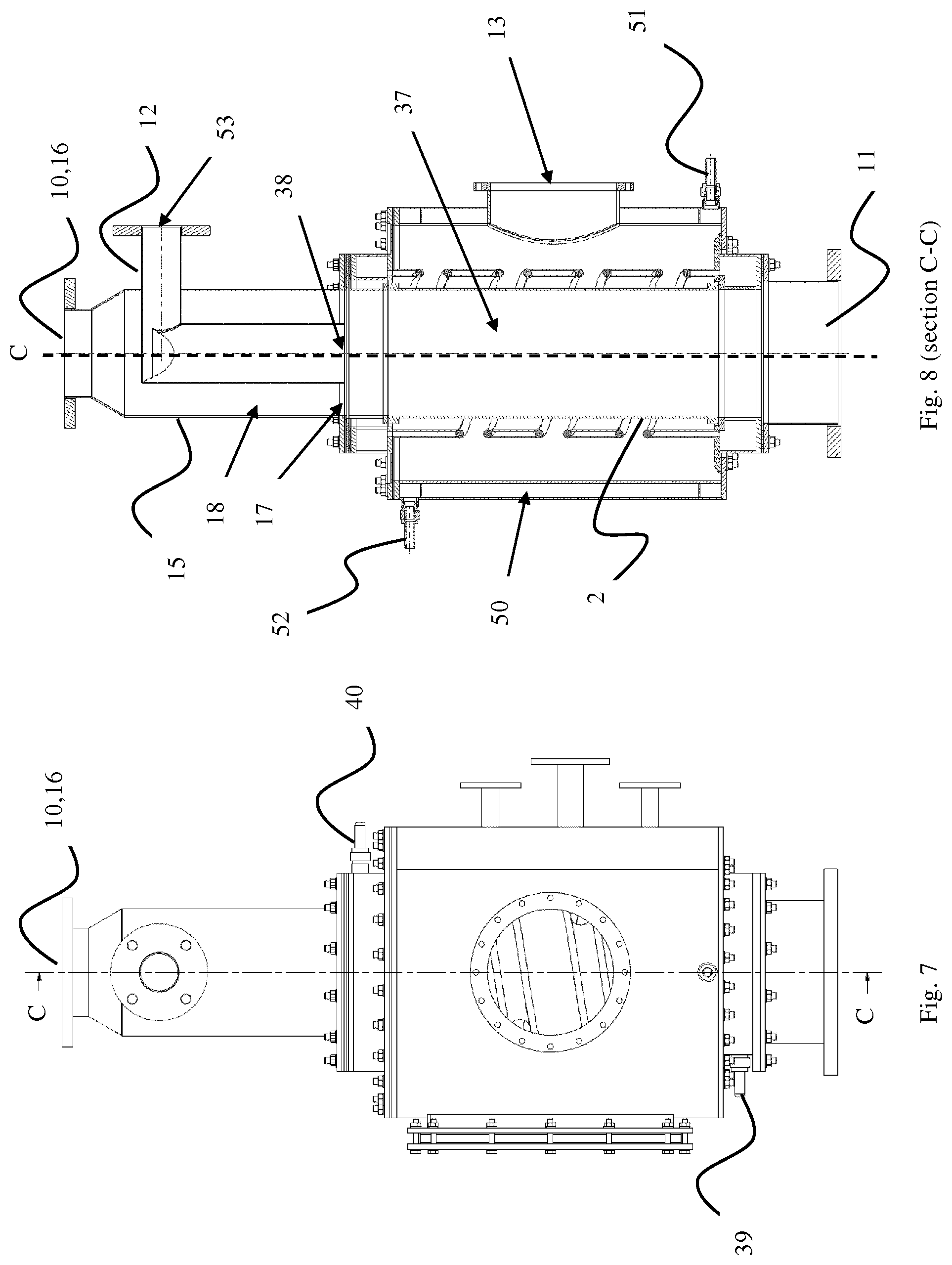 Patent US11773329 Figure 5 – Microwave pyrolysis reacto
