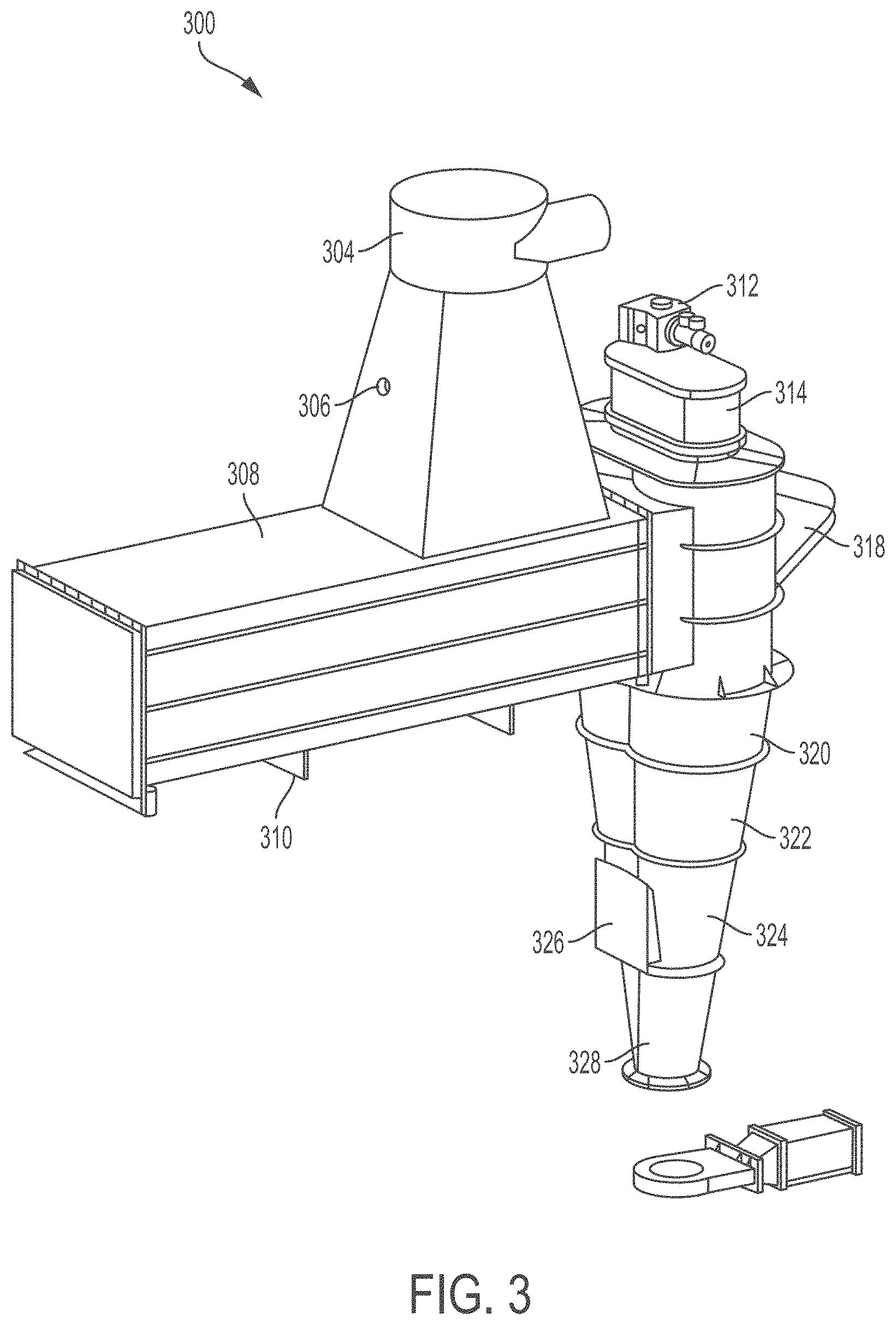 Patent US11773330 Figure 3 – System and process for converting waste plastic into fuel