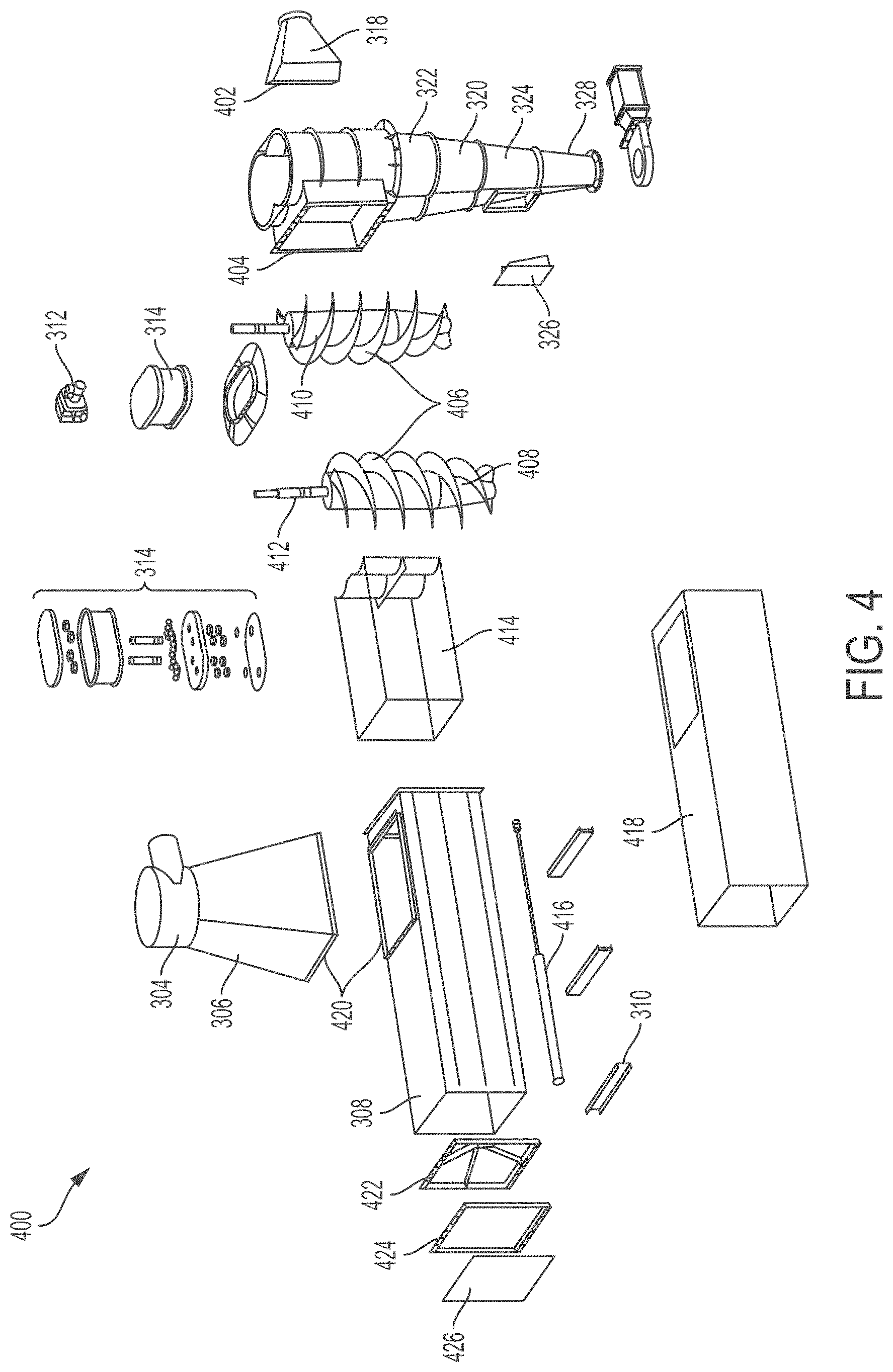 Patent US11773330 Figure 4 – System and process for converting waste plastic into fuel