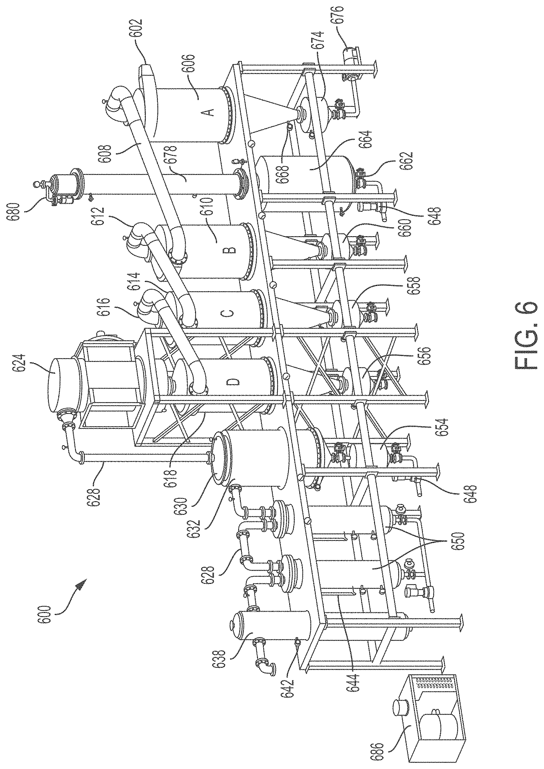 Patent US11773330 Figure 6 – System and process for converting waste plastic into fuel