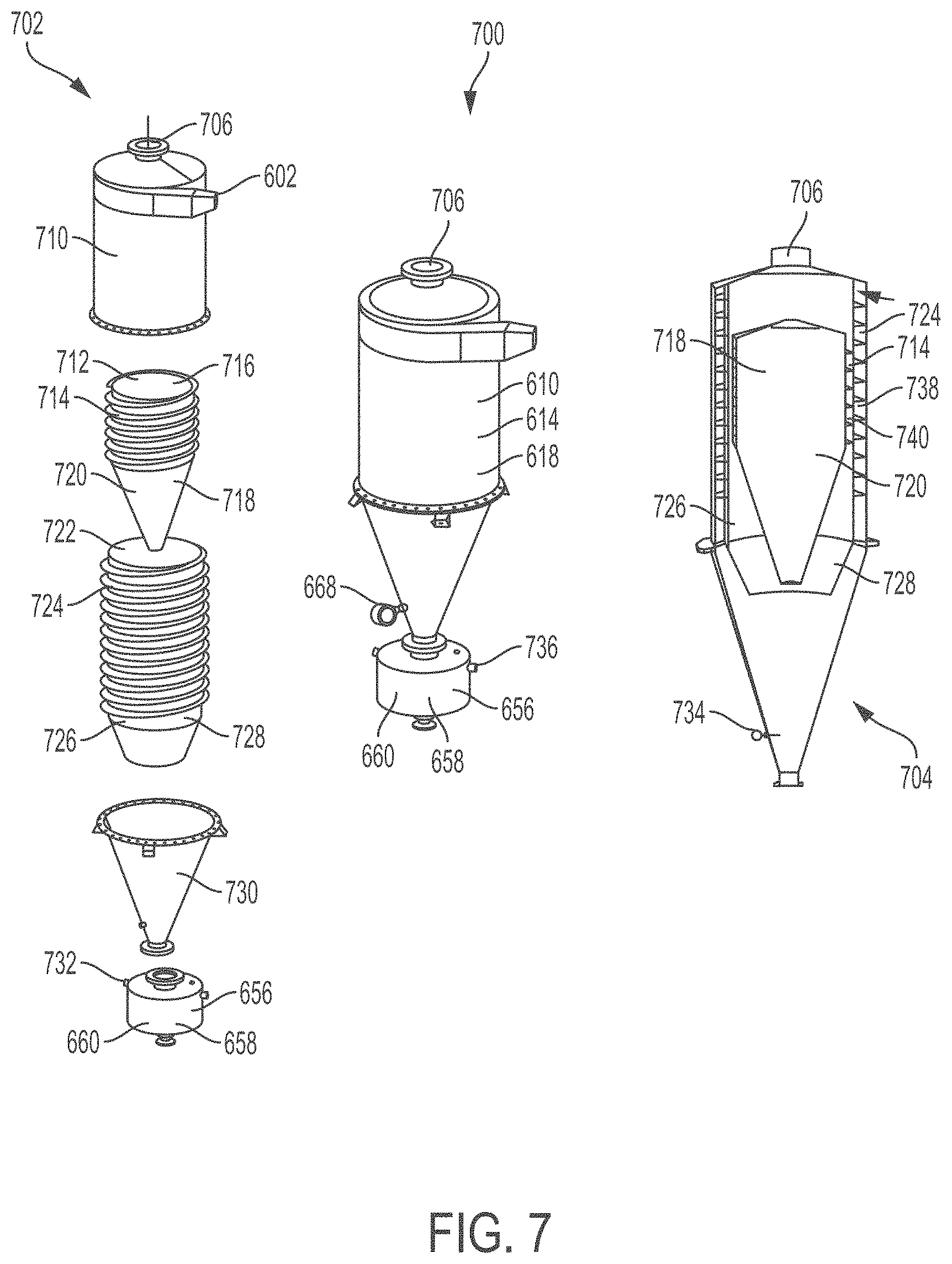 Patent US11773330 Figure 7 – System and process for converting waste plastic into fuel