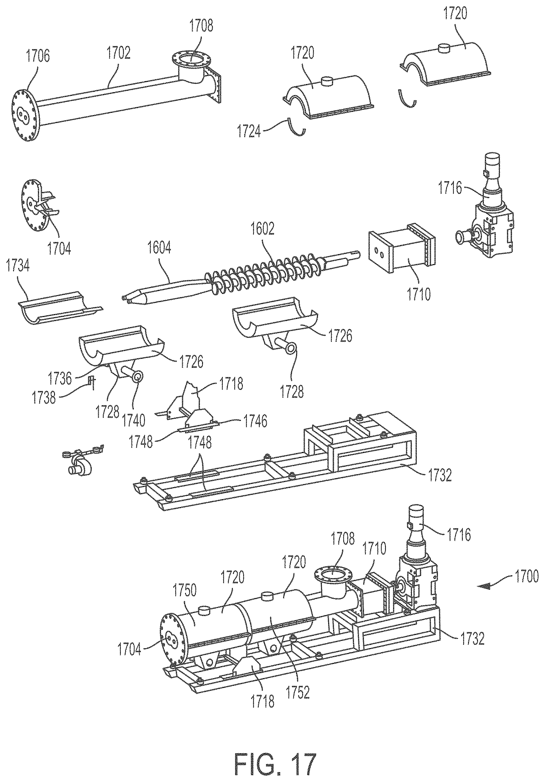 Patent US11773330 Figure 17 – System and process for converting waste plastic into fuel