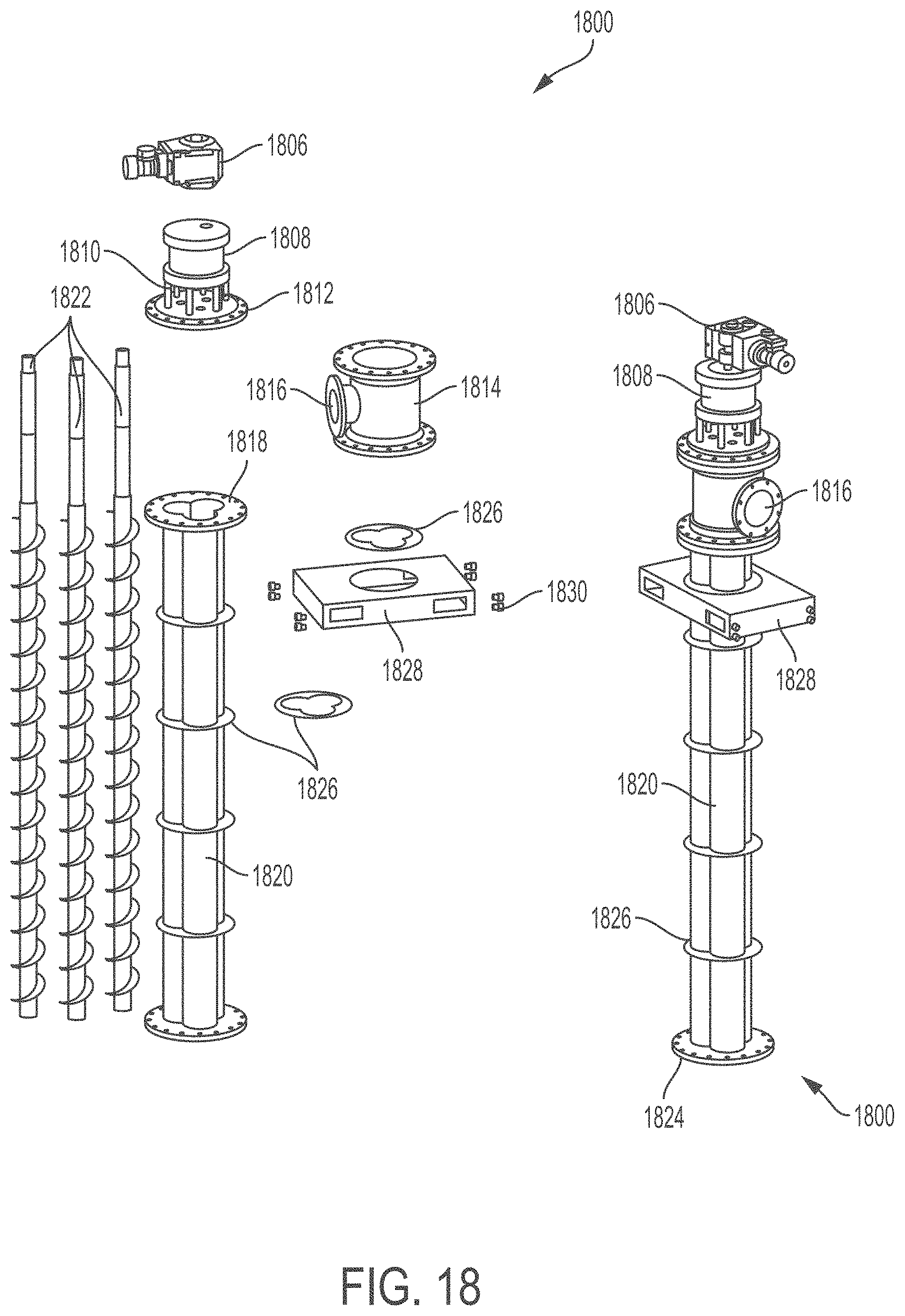 Patent US11773330 Figure 18 – System and process for converting waste plastic into fuel