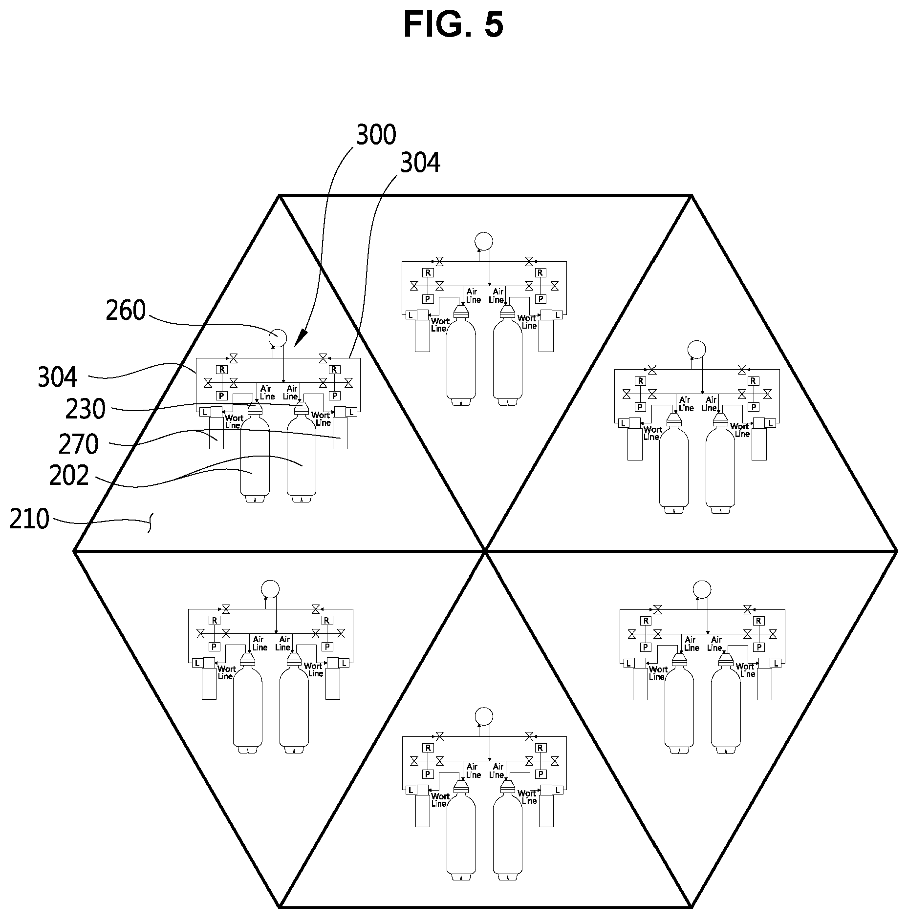 Patent US11773354 Figure 5 – Beer manufacturing device and method for manufacturing beer by using same