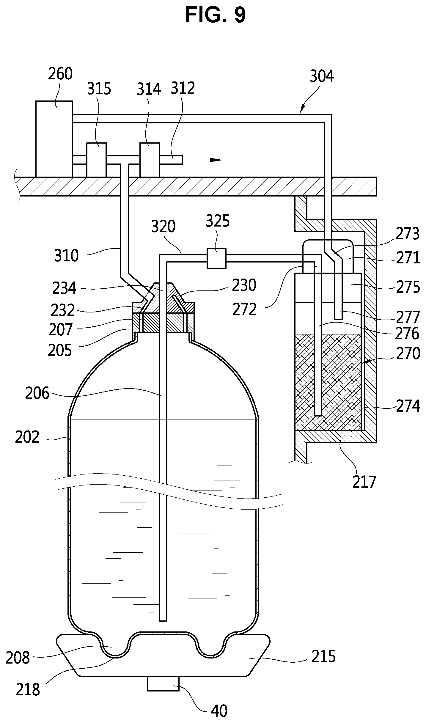 Patent US11773354 Figure 9 – Beer manufacturing device and method for manufacturing beer by using same