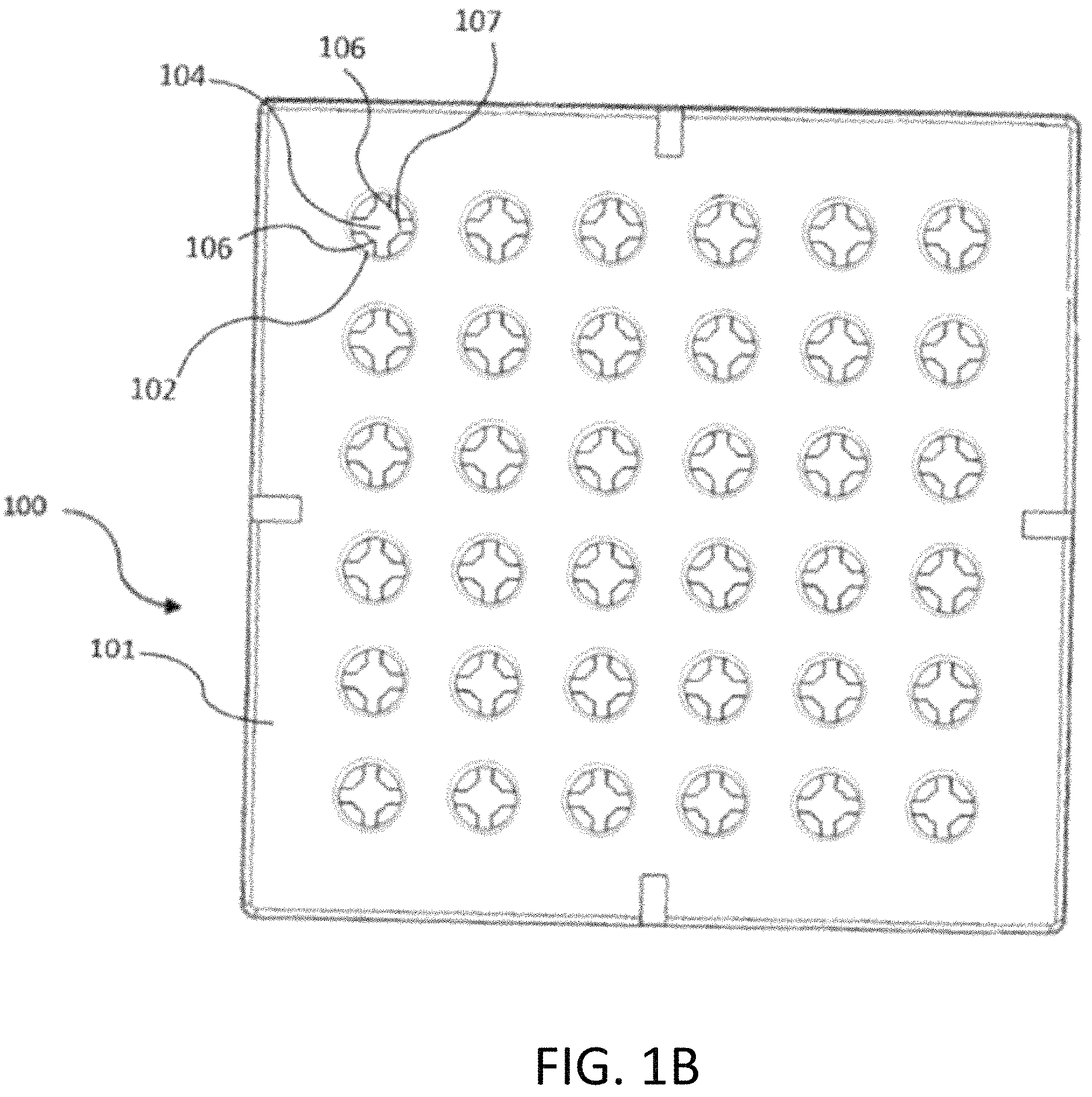 Patent US11773357 Figure 2 – Perfusion plate for microarray 3D bioprinting