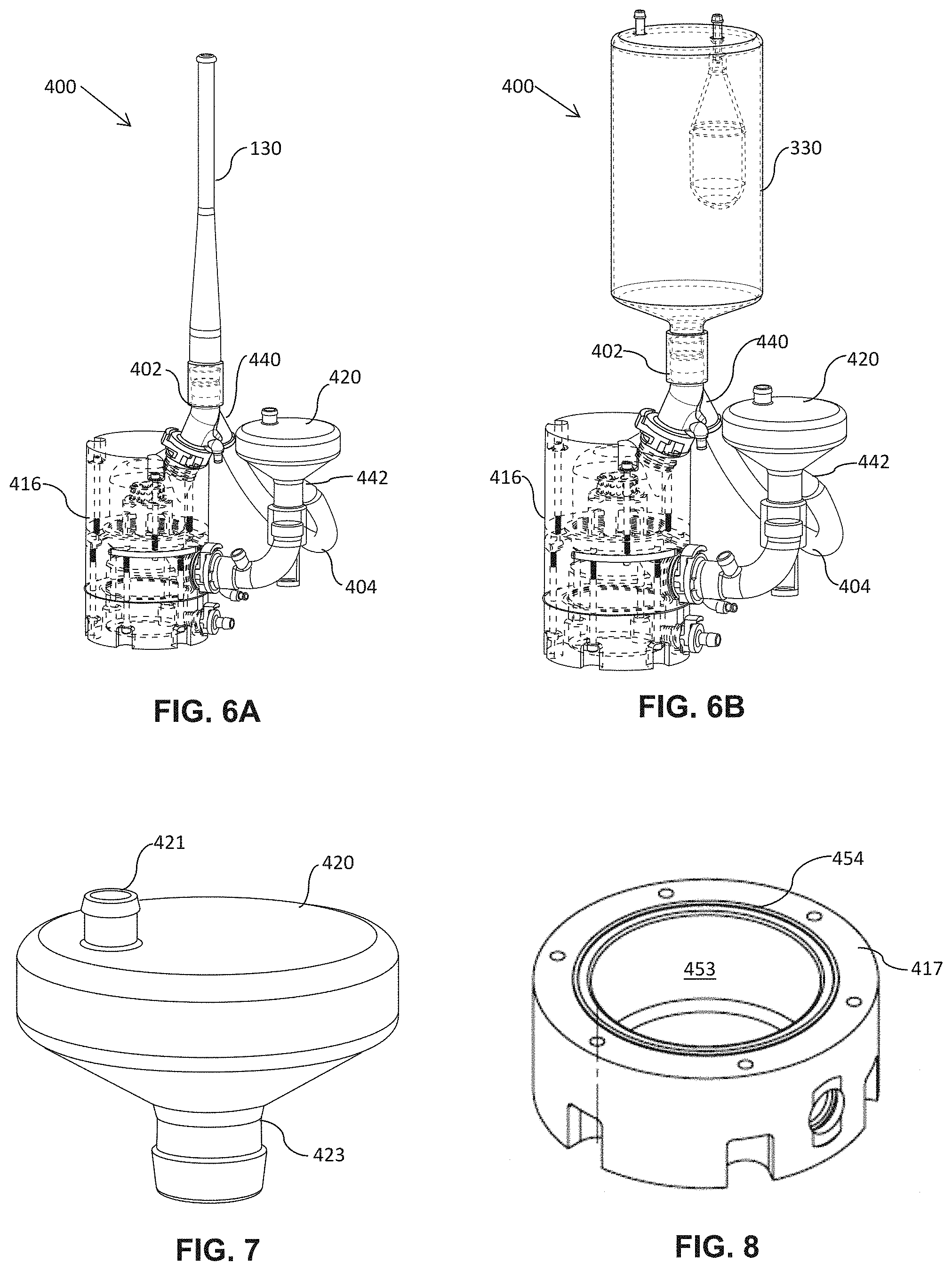 Patent US11773362 Figure 4 – Modular bioreactor, compliance chamber for a bioreactor, and cell seeding apparatus