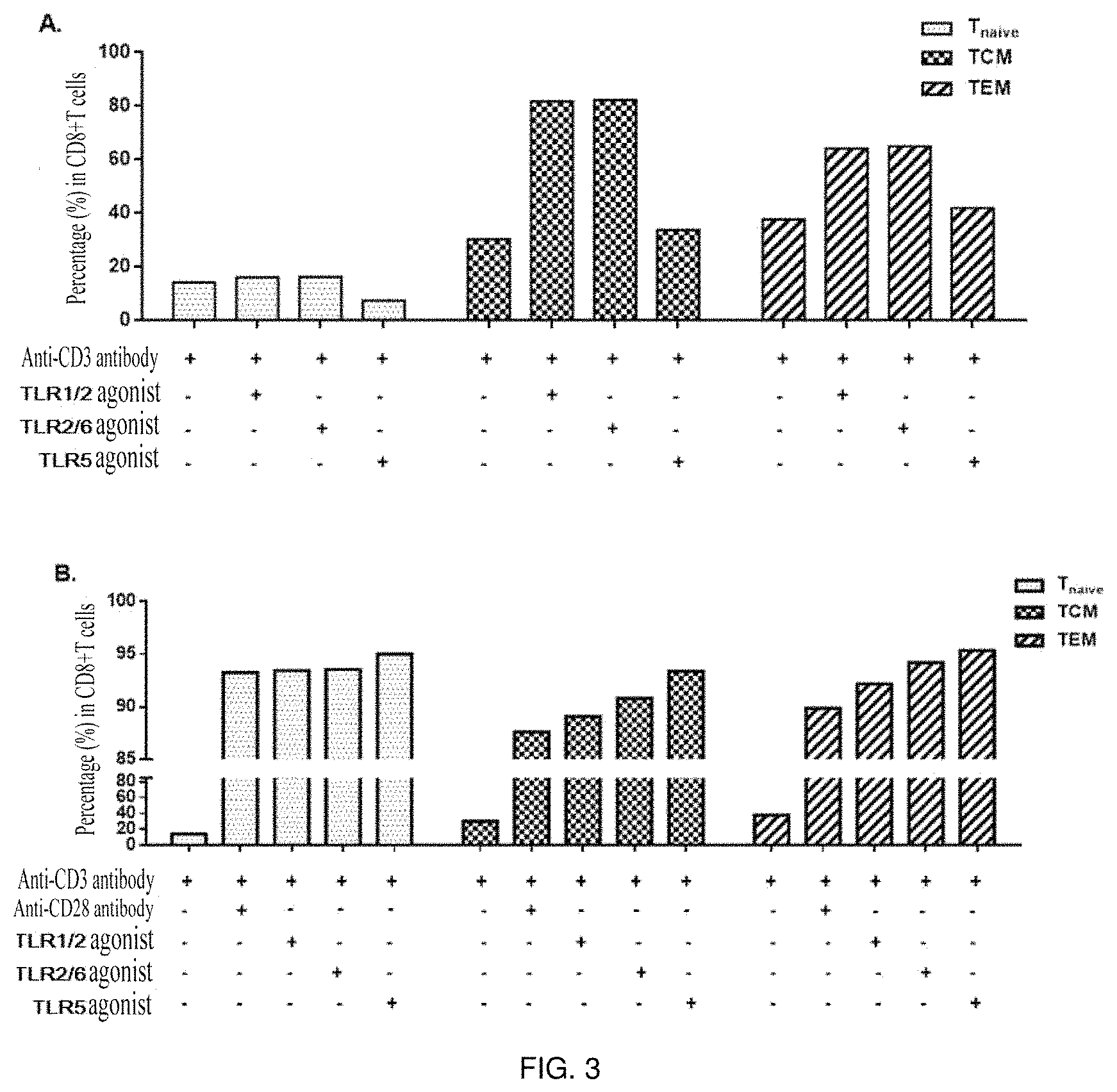 Patent US11773373 Figure 3 – Method for amplifying CD8+T cells and cell subpopulations thereof in-vitro