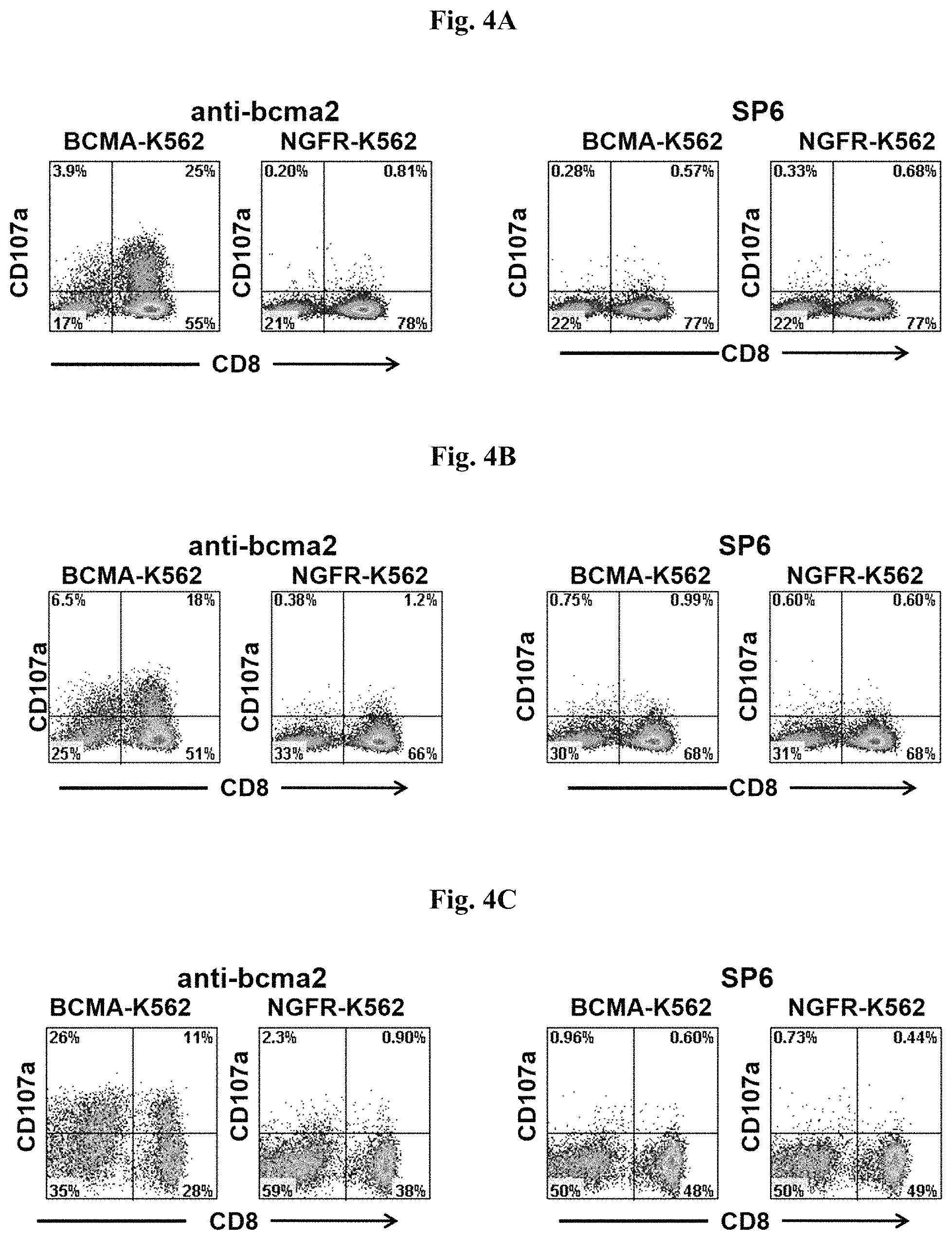 Patent US11773396 Figure 6 – Chimeric antigen receptors targeting B-cell maturation antigen