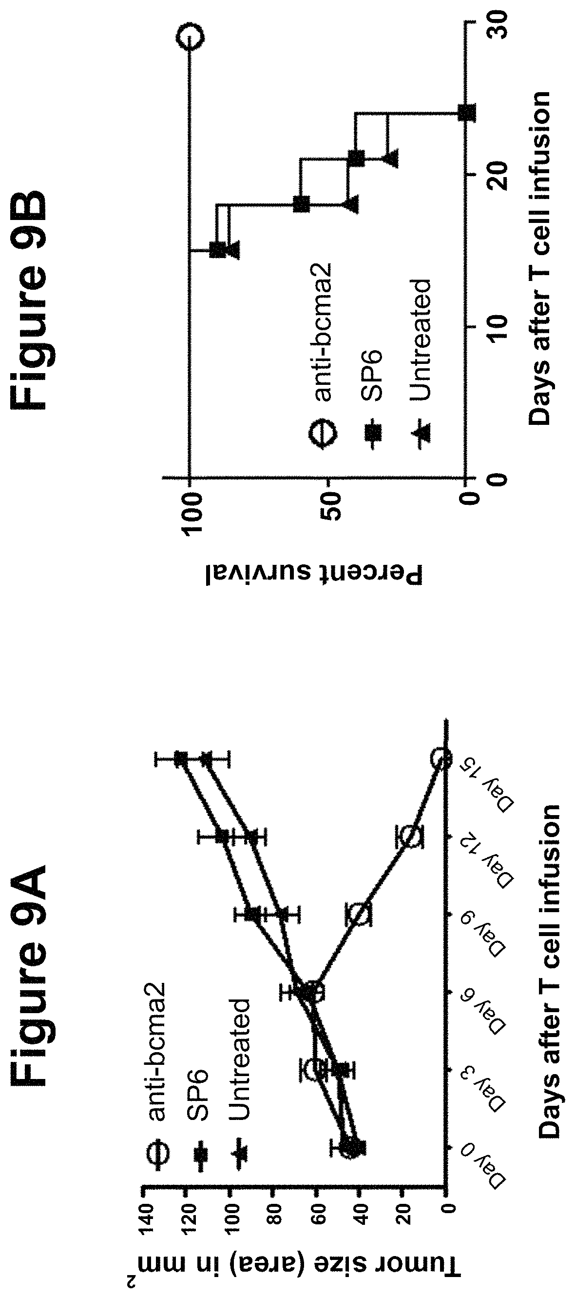 Patent US11773396 Figure 11 – Chimeric antigen receptors targeting B-cell maturation antigen