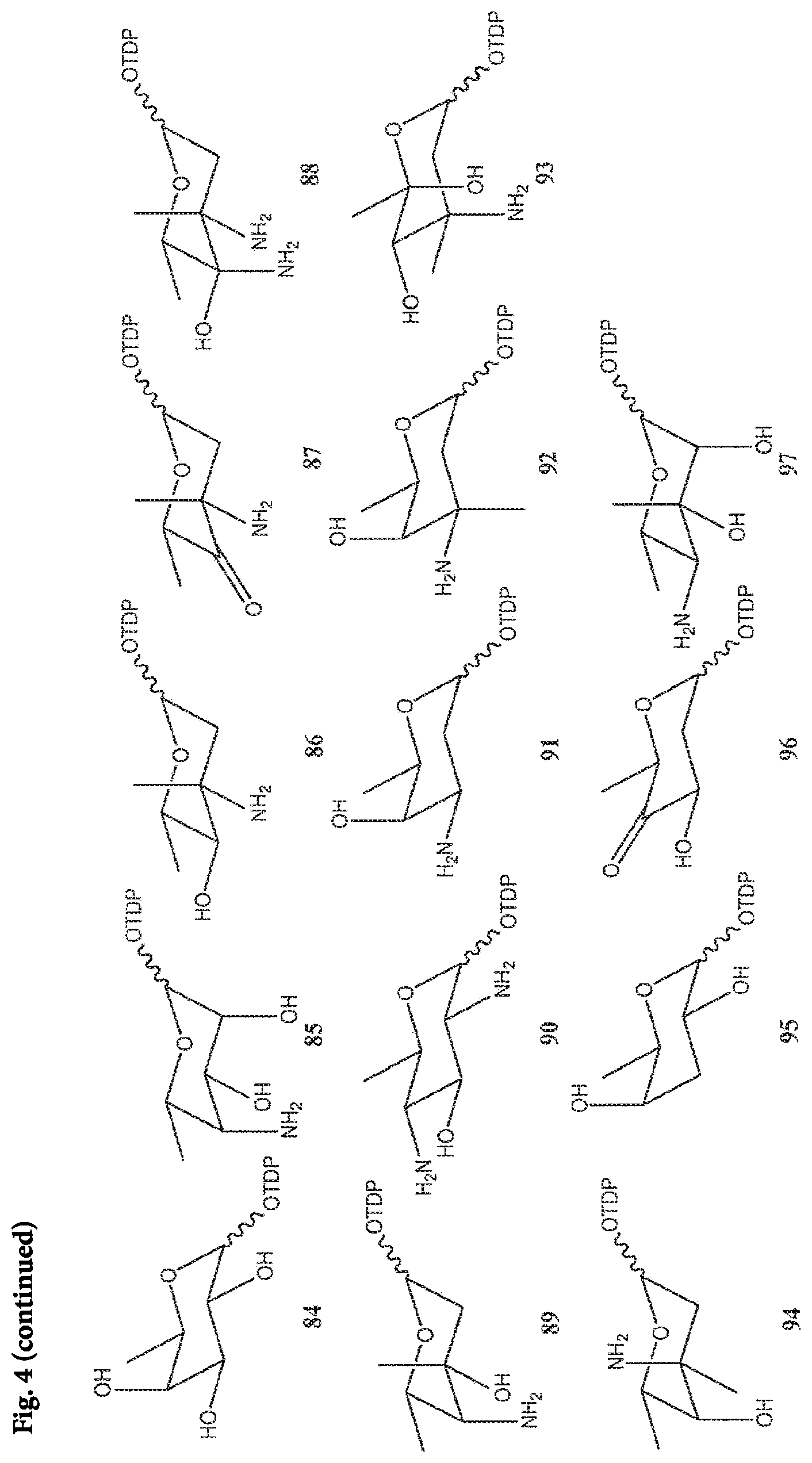 Patent US11773423 Figure 6 – Production of activated TDP-deoxysugars in recombinant microorganisms