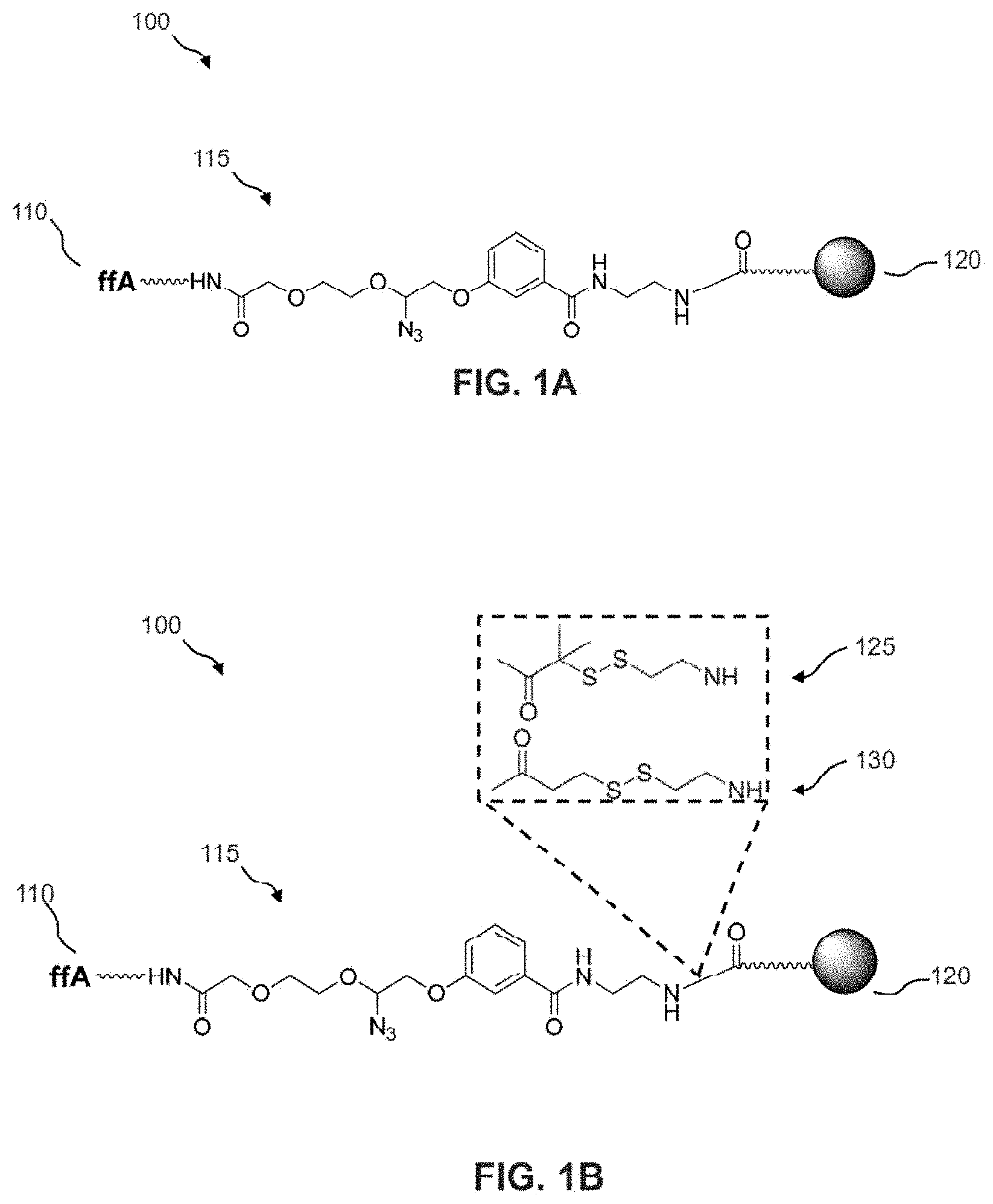 Patent US11773438 Figure 1 – Modified nucleotide linkers