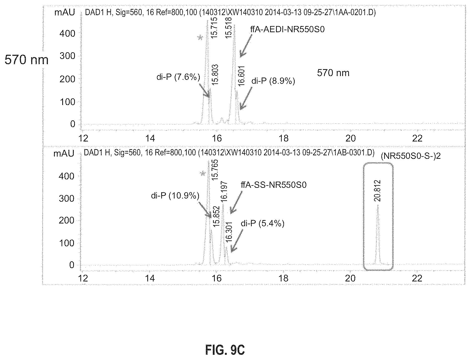 Patent US11773438 Figure 11 – Modified nucleotide linkers