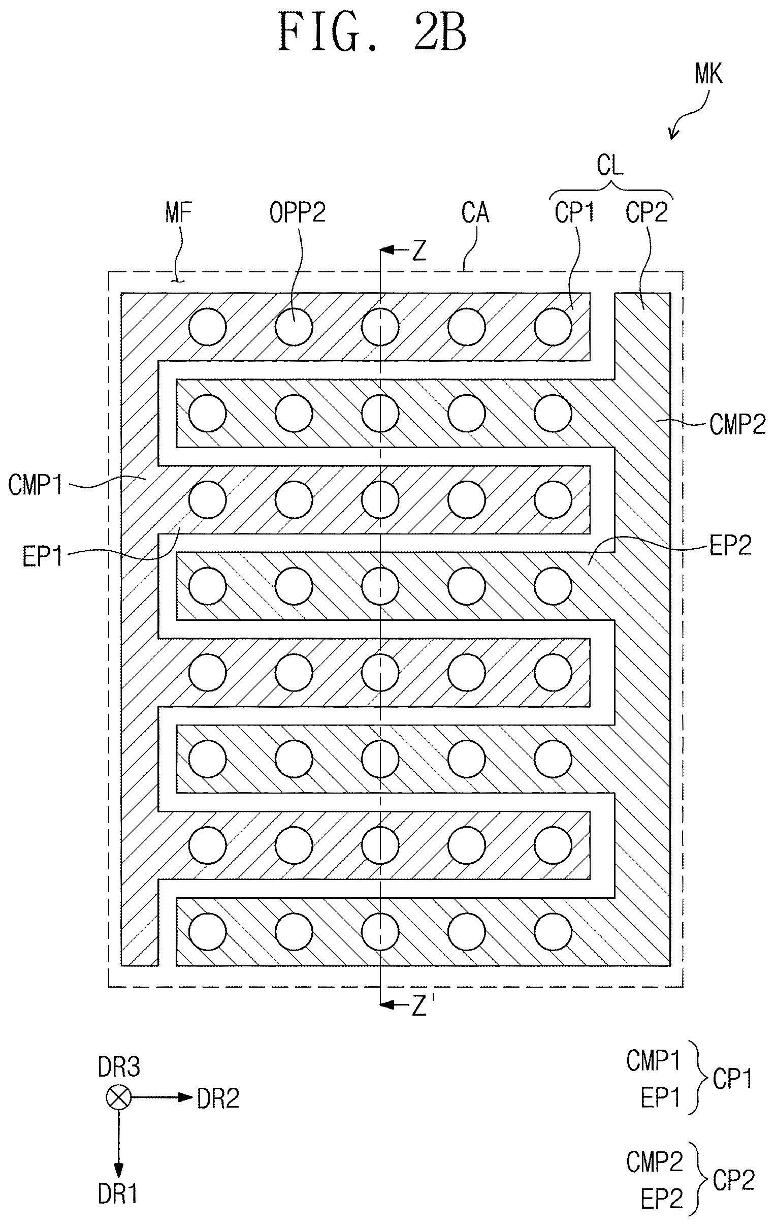 Patent US11773478 Figure 3 – Mask, method of providing mask, and method of providing display panel using the same
