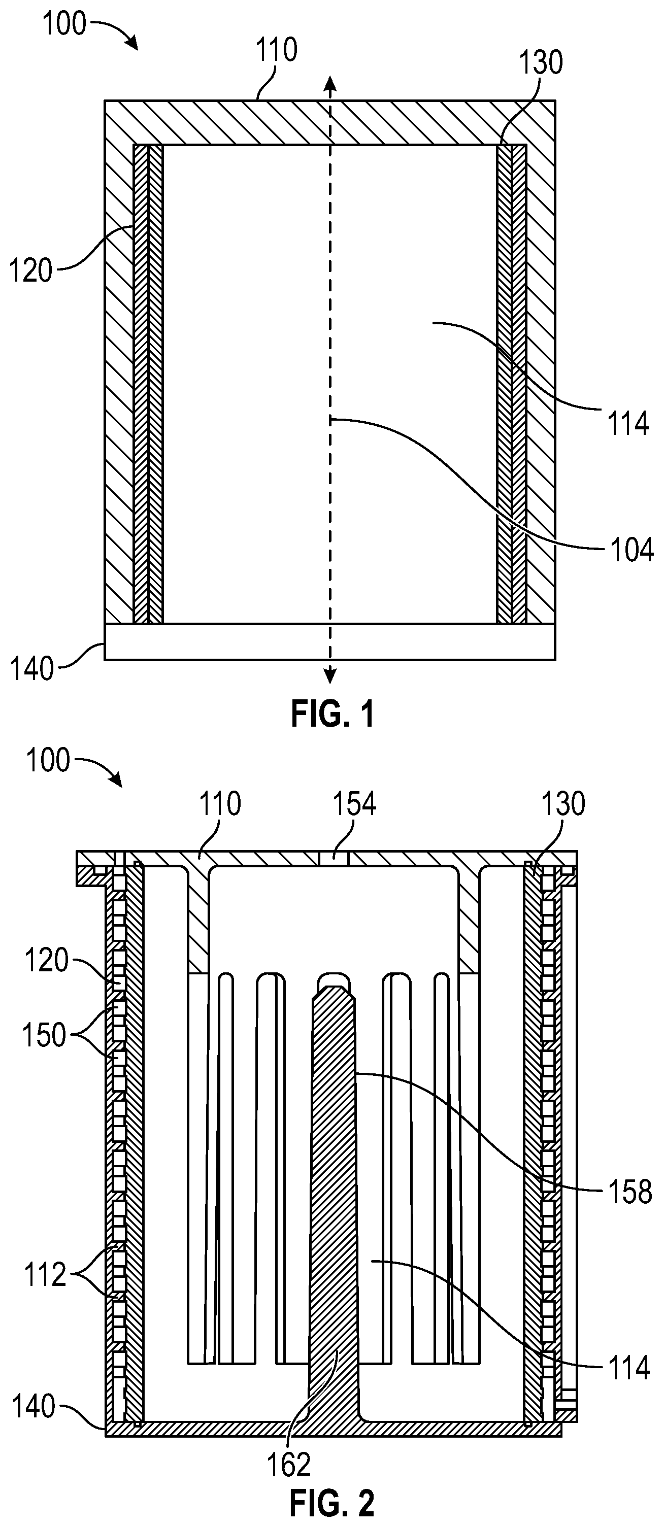 Patent US11773486 Figure 1 – Solid source sublimator