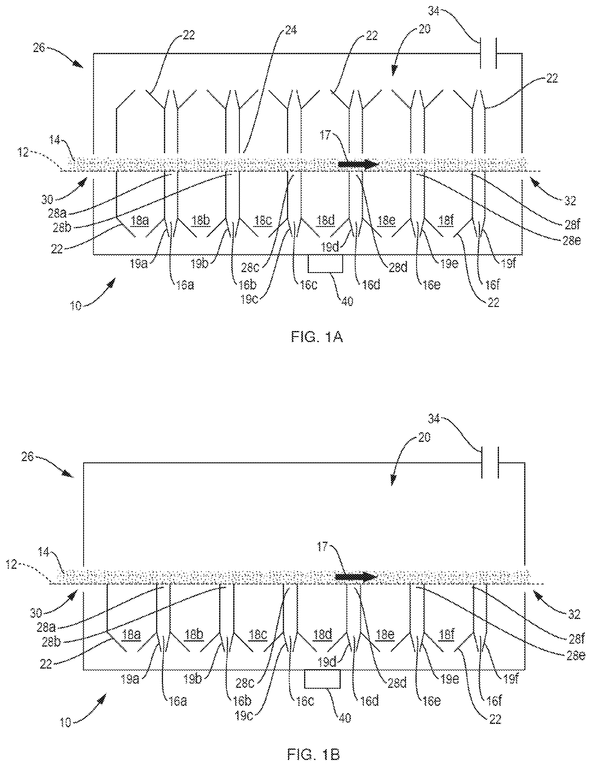 Patent US11773487 Figure 1 – Continuous spatial atomic layer deposition process and apparatus for applying films on particles