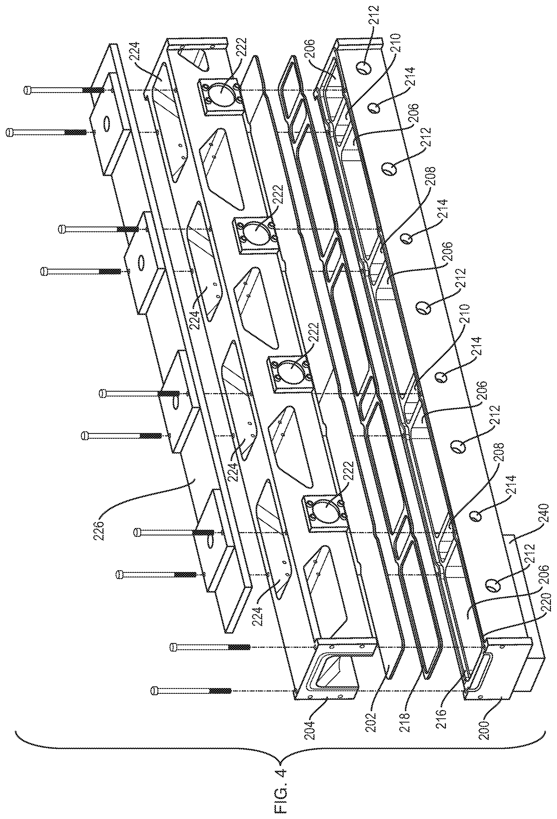 Patent US11773487 Figure 4 – Continuous spatial atomic layer deposition process and apparatus for applying films on particles