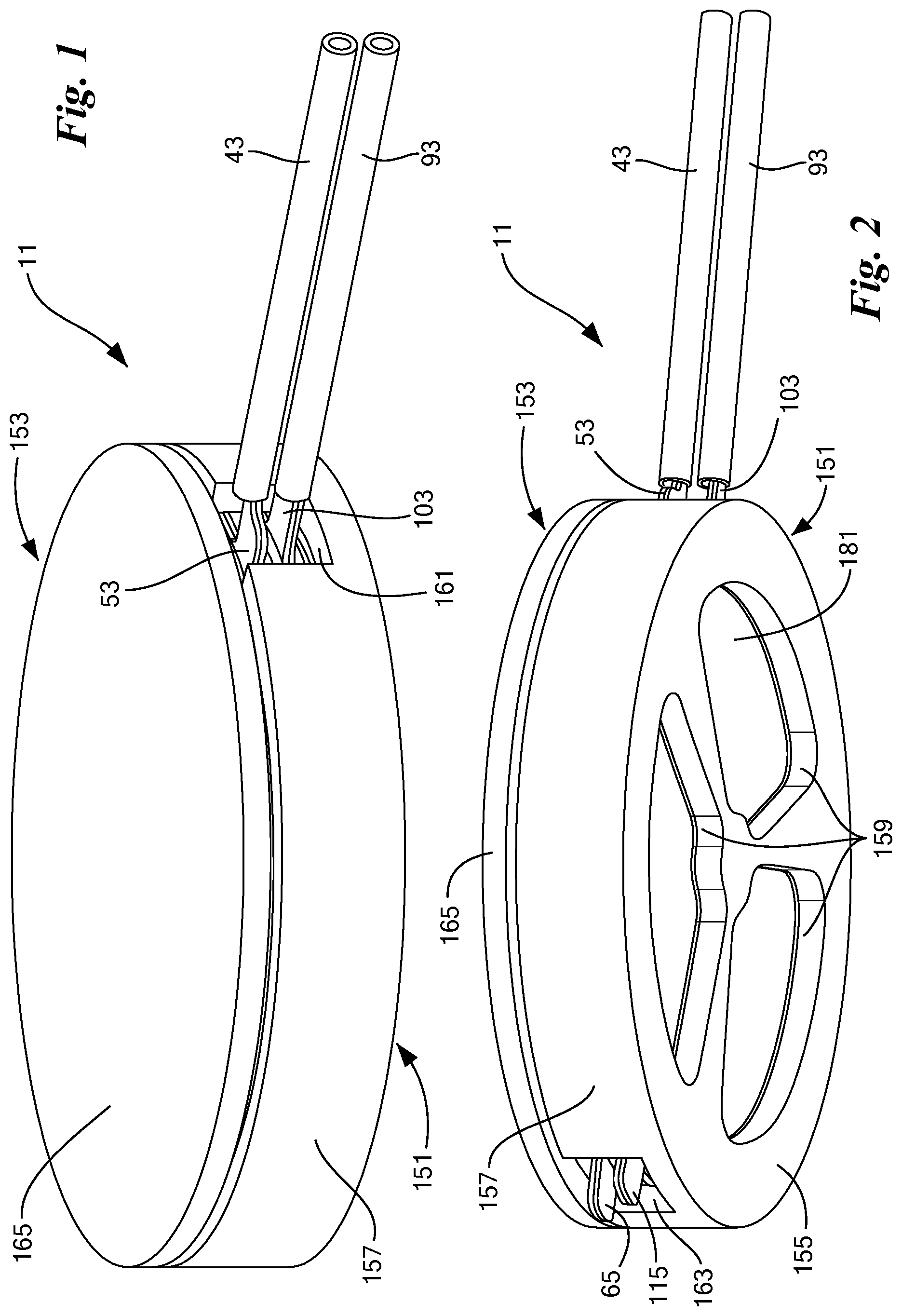 Patent US11773496 Figure 1 – Combined electrical lead and gas port terminals and electrolytic gas generator comprising same