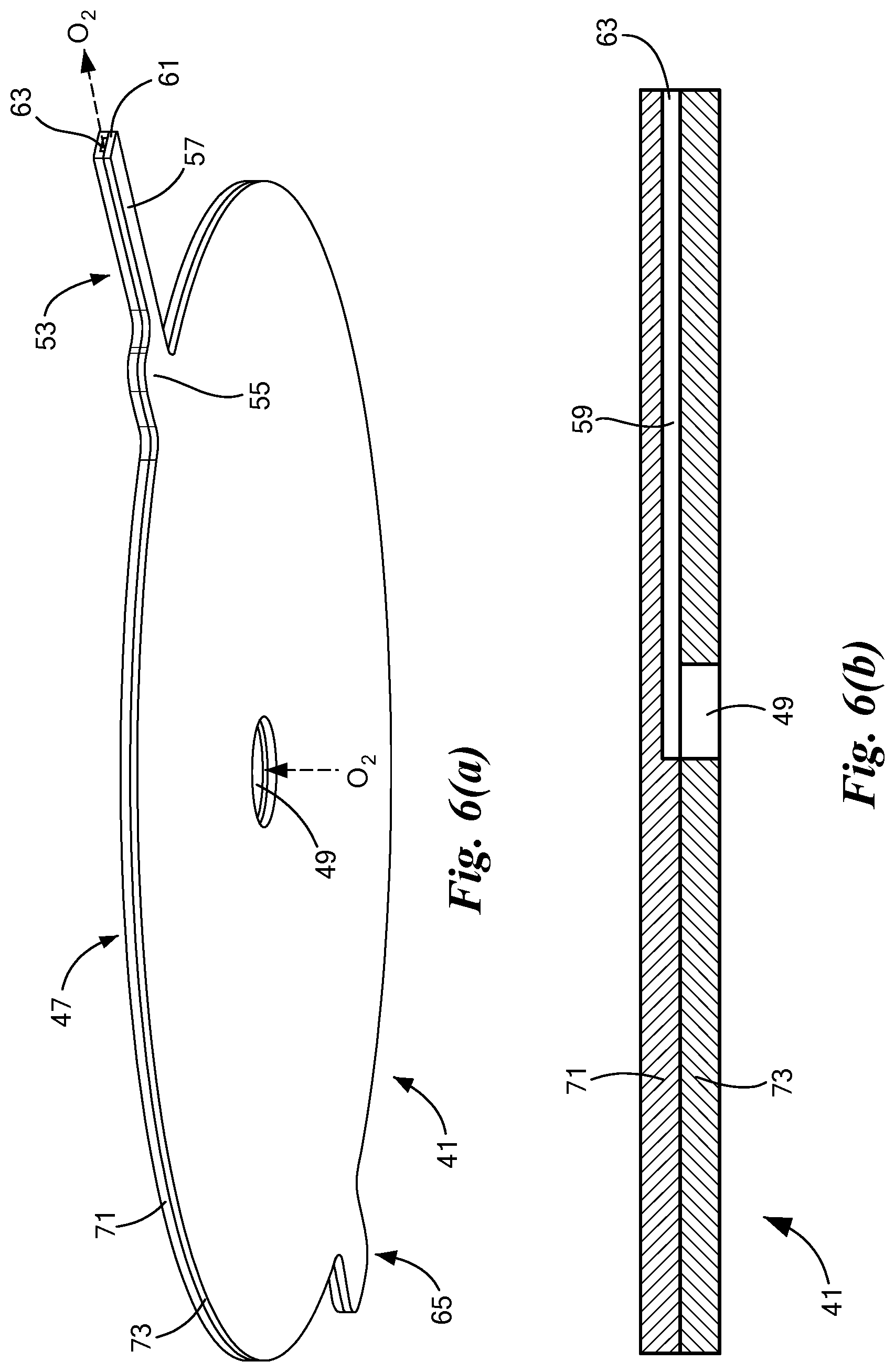 Patent US11773496 Figure 5 – Combined electrical lead and gas port terminals and electrolytic gas generator comprising same