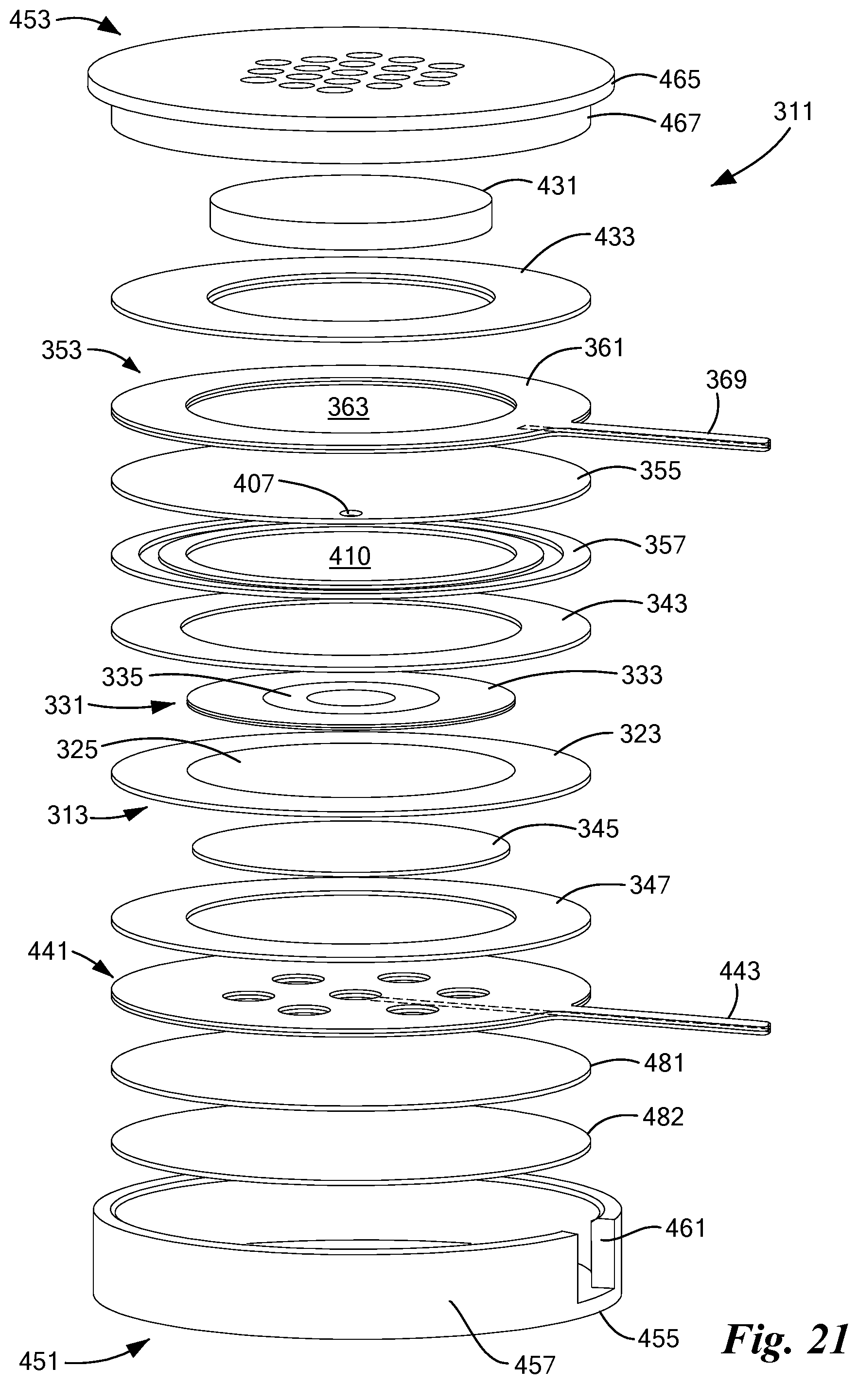 Patent US11773496 Figure 15 – Combined electrical lead and gas port terminals and electrolytic gas generator comprising same