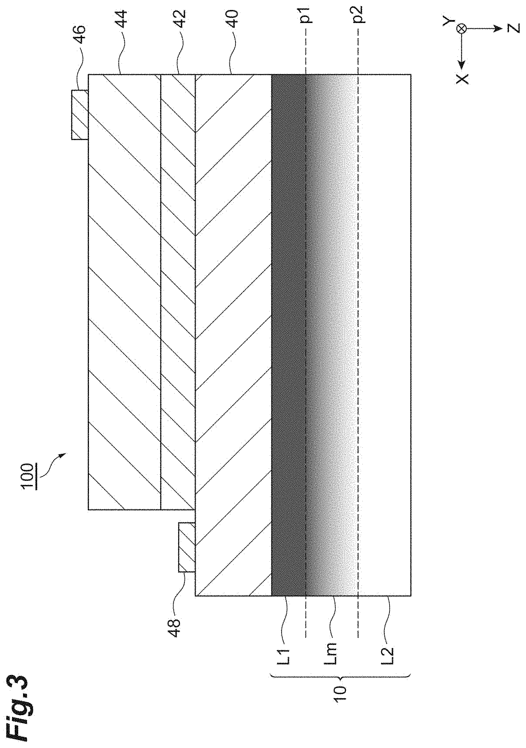 Patent US11773508 Figure 3 – Substrate and light-emitting element