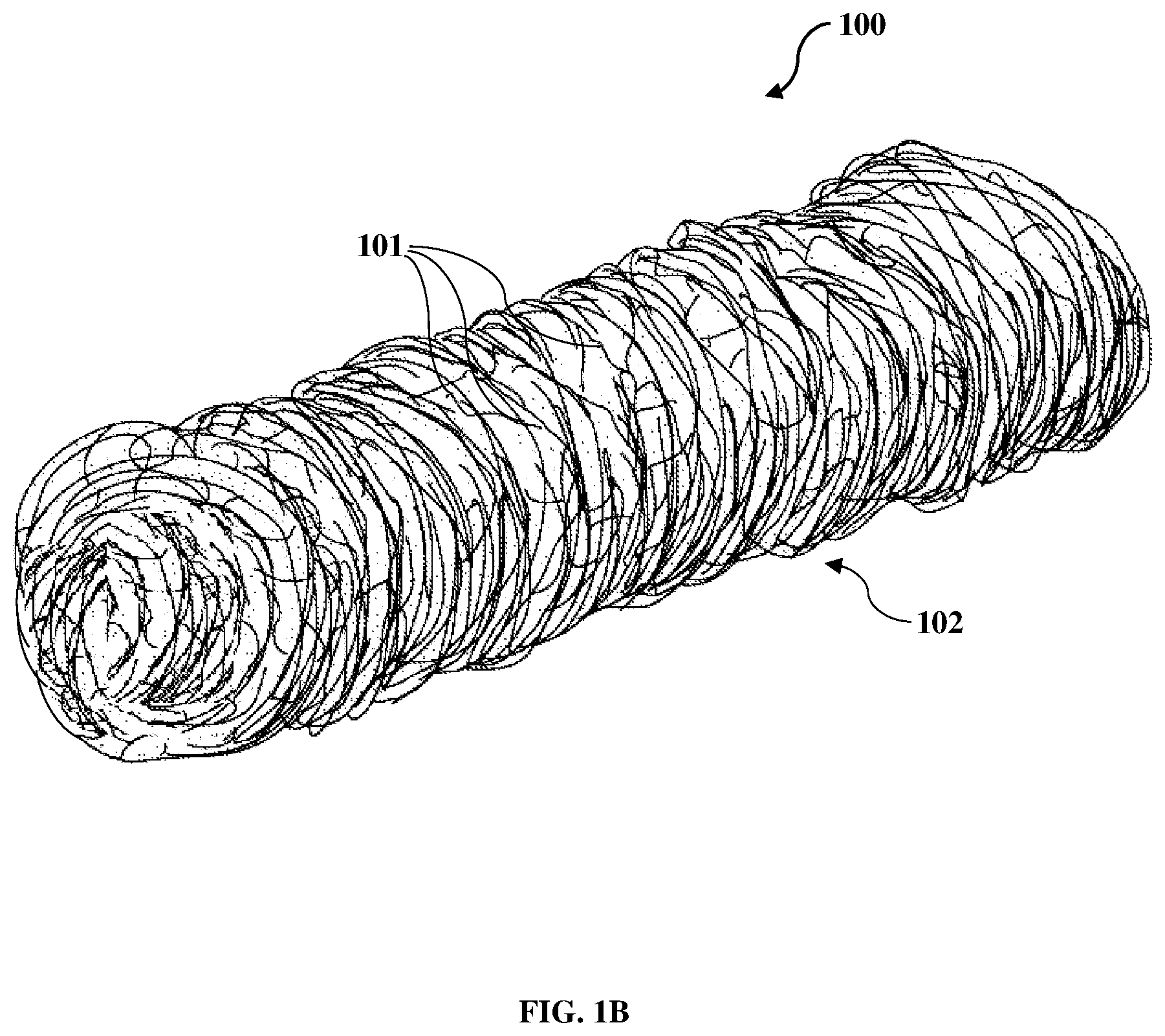 Patent US11773515 Figure 2 – Single, multi-effect, energy harvesting and heat managing spun yarn and manufacturing method thereof