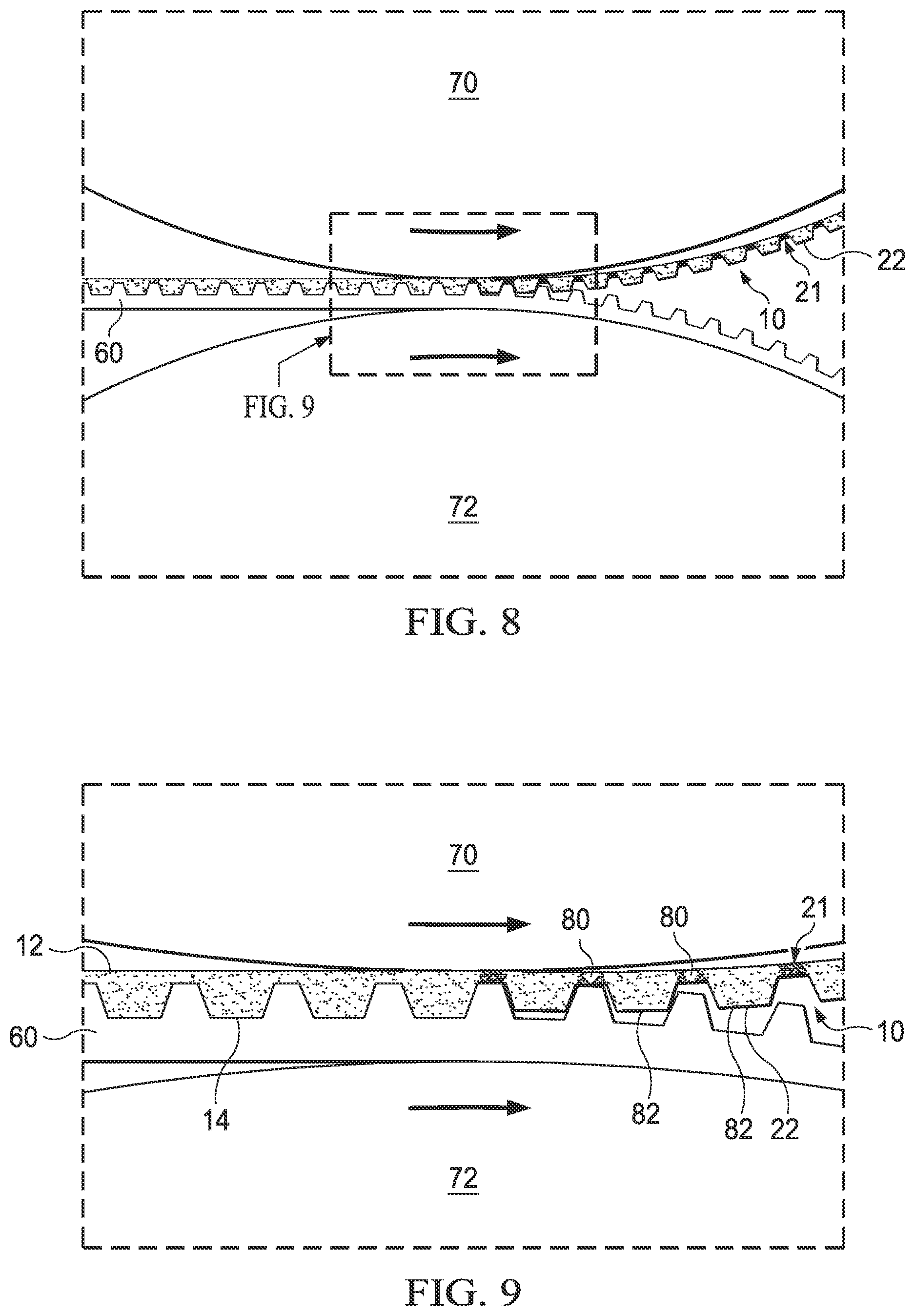 Patent US11773521 Figure 5 – Shaped nonwoven