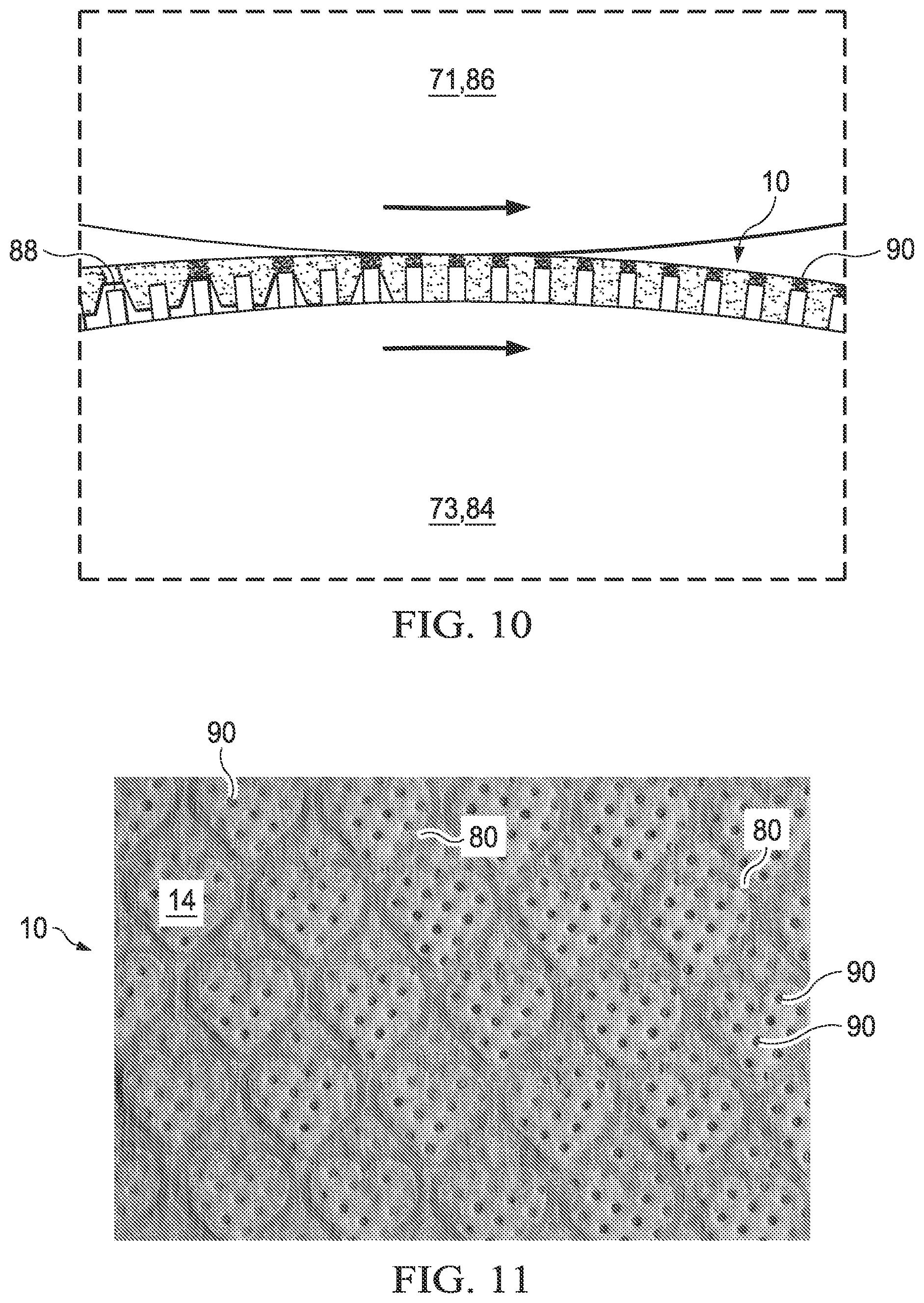 Patent US11773521 Figure 6 – Shaped nonwoven