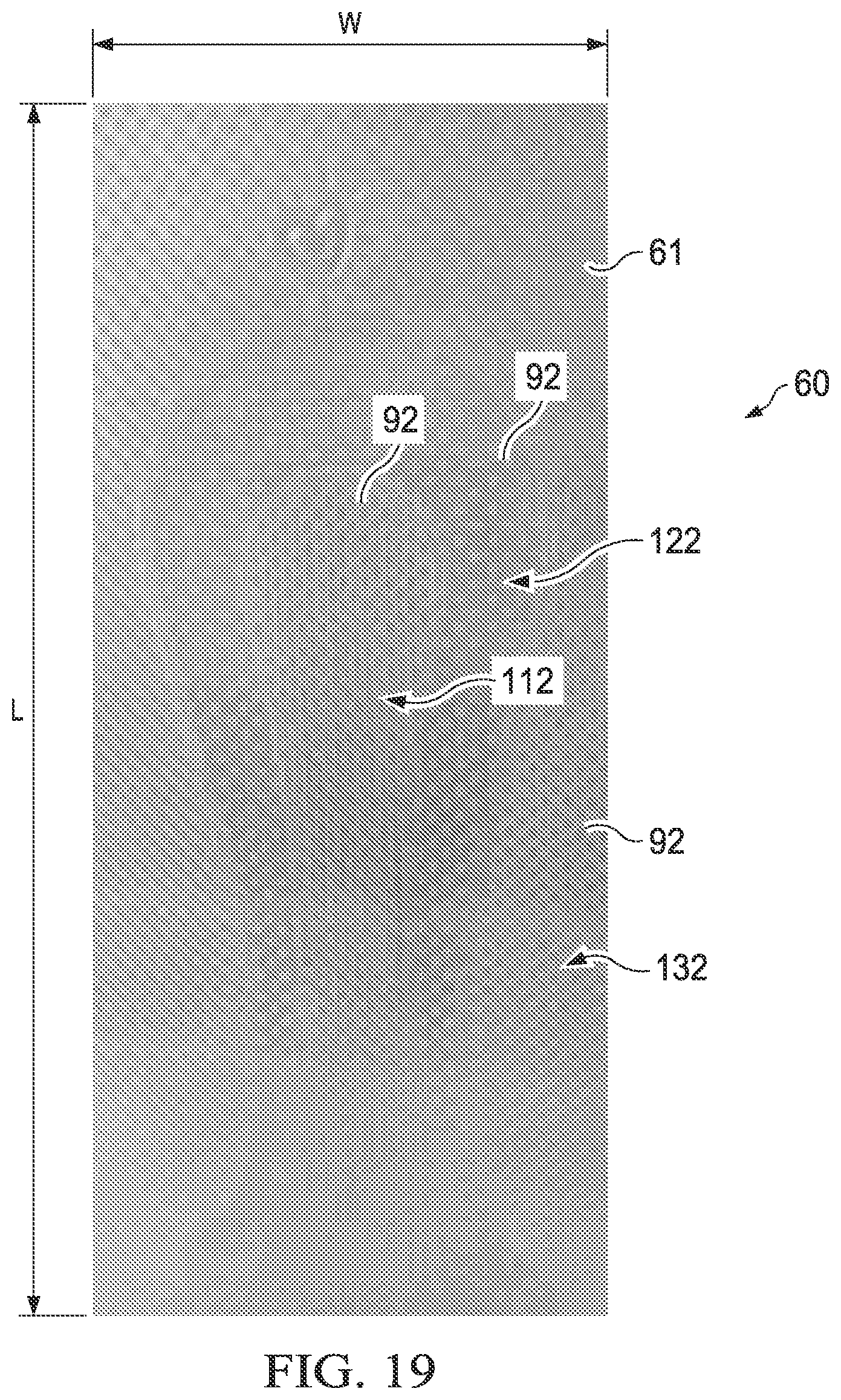 Patent US11773521 Figure 12 – Shaped nonwoven
