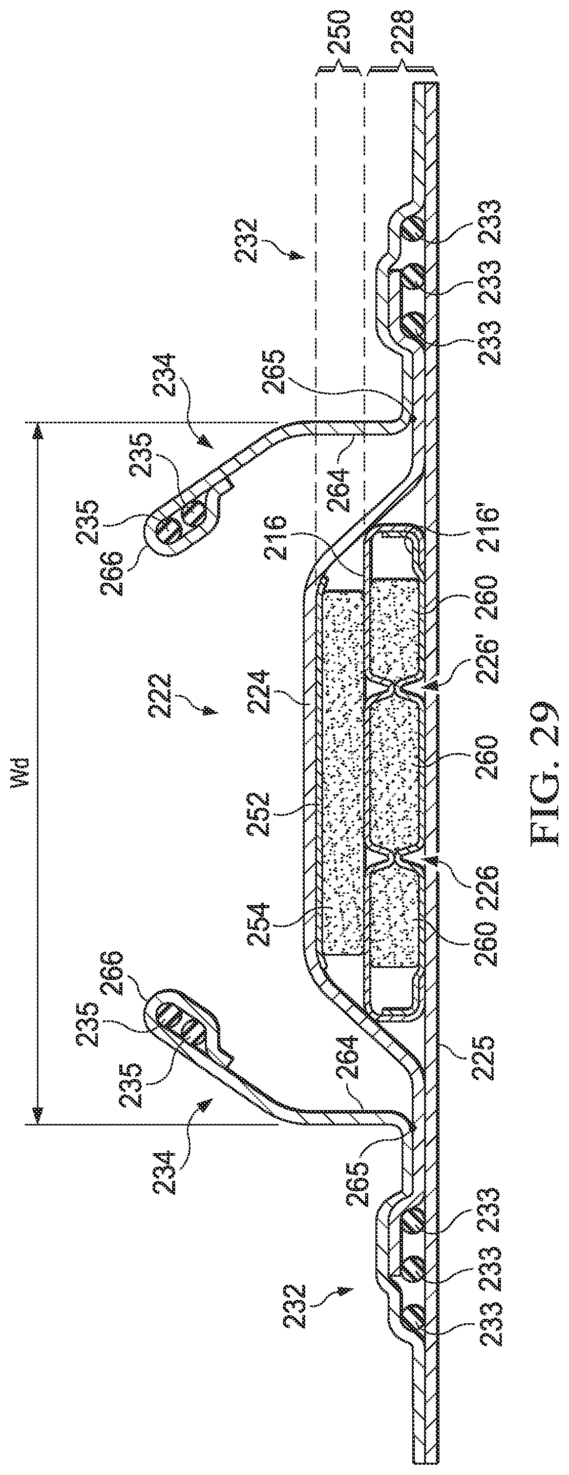 Patent US11773521 Figure 20 – Shaped nonwoven