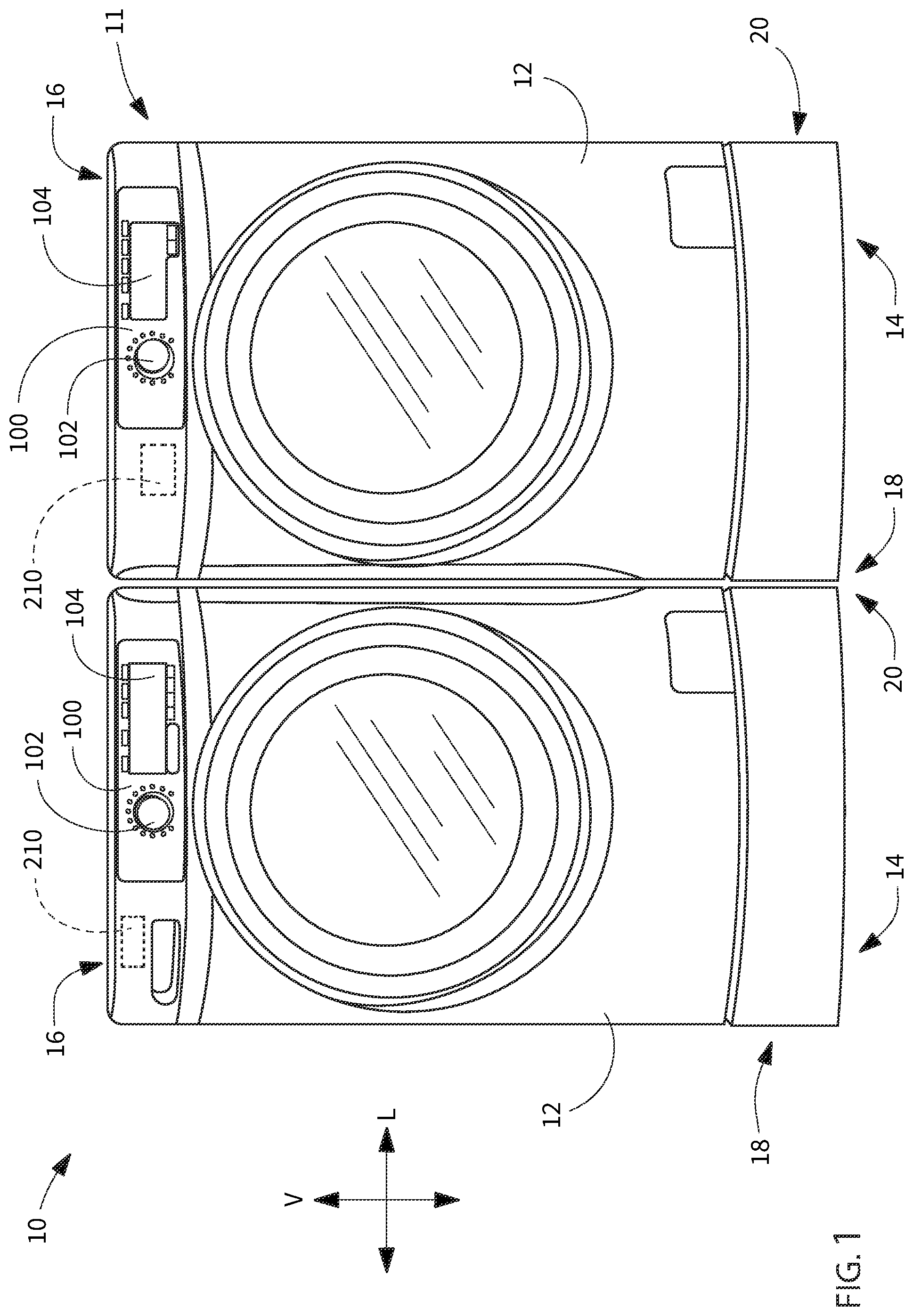 Patent US11773522 Figure 1 – Household appliance guided provisioning
