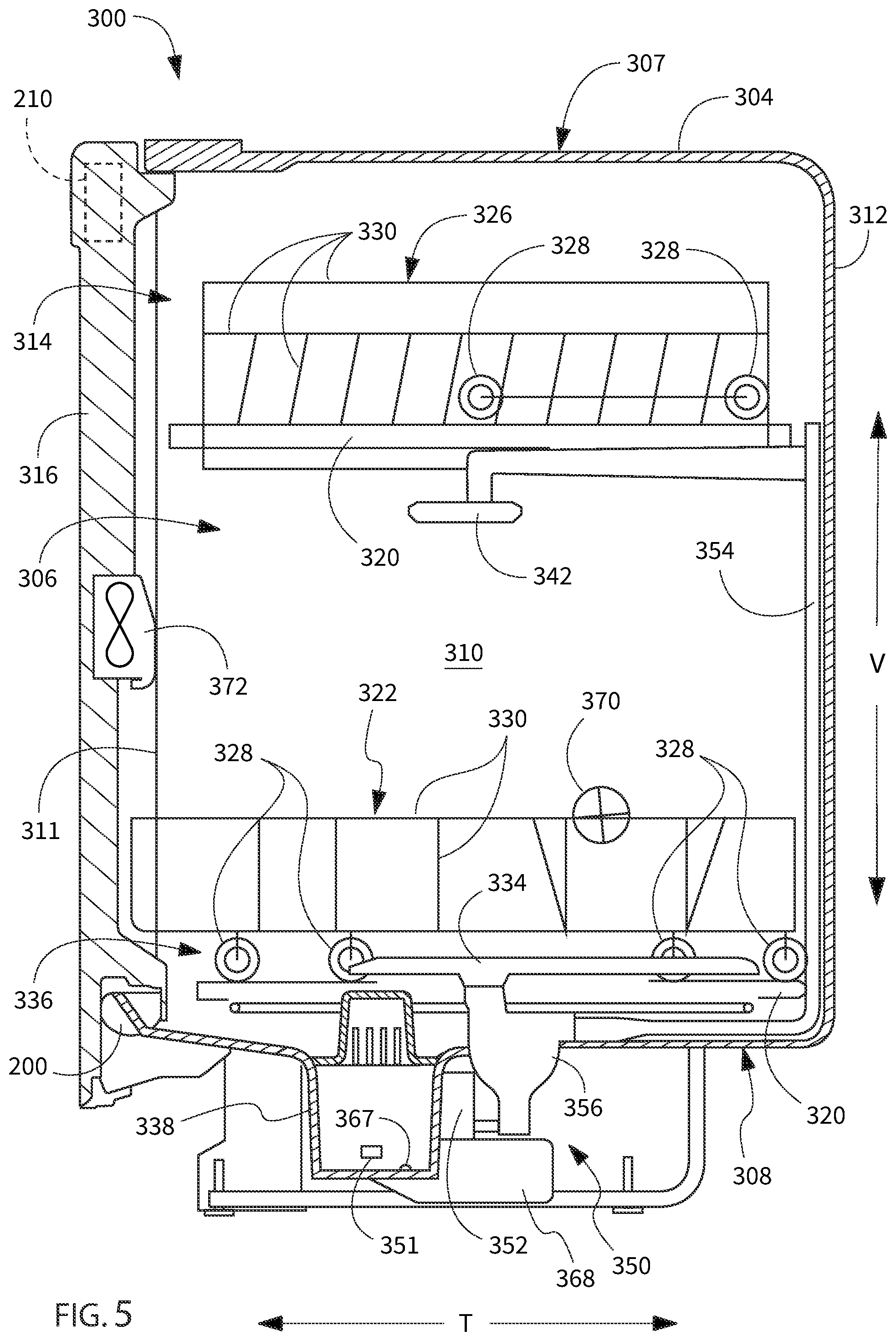 Patent US11773522 Figure 5 – Household appliance guided provisioning