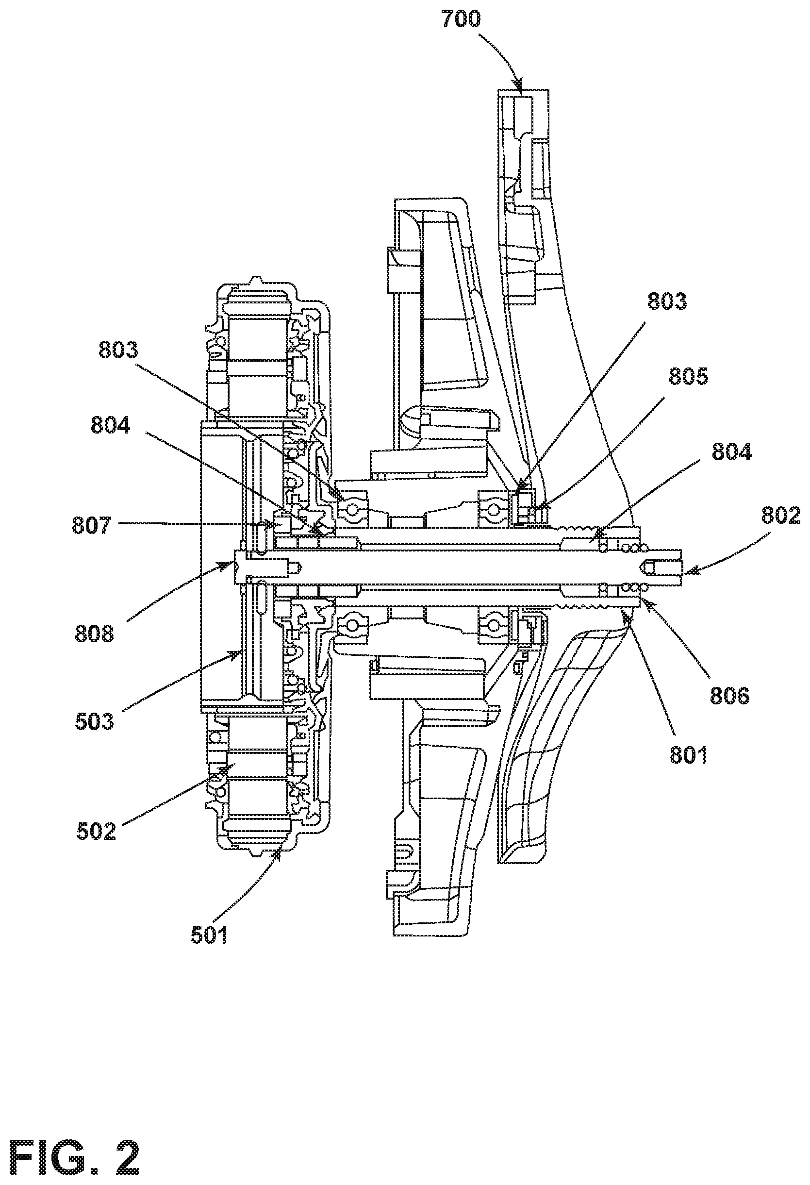 Patent US11773525 Figure 2 – Double-rotor washing type drum washing machine