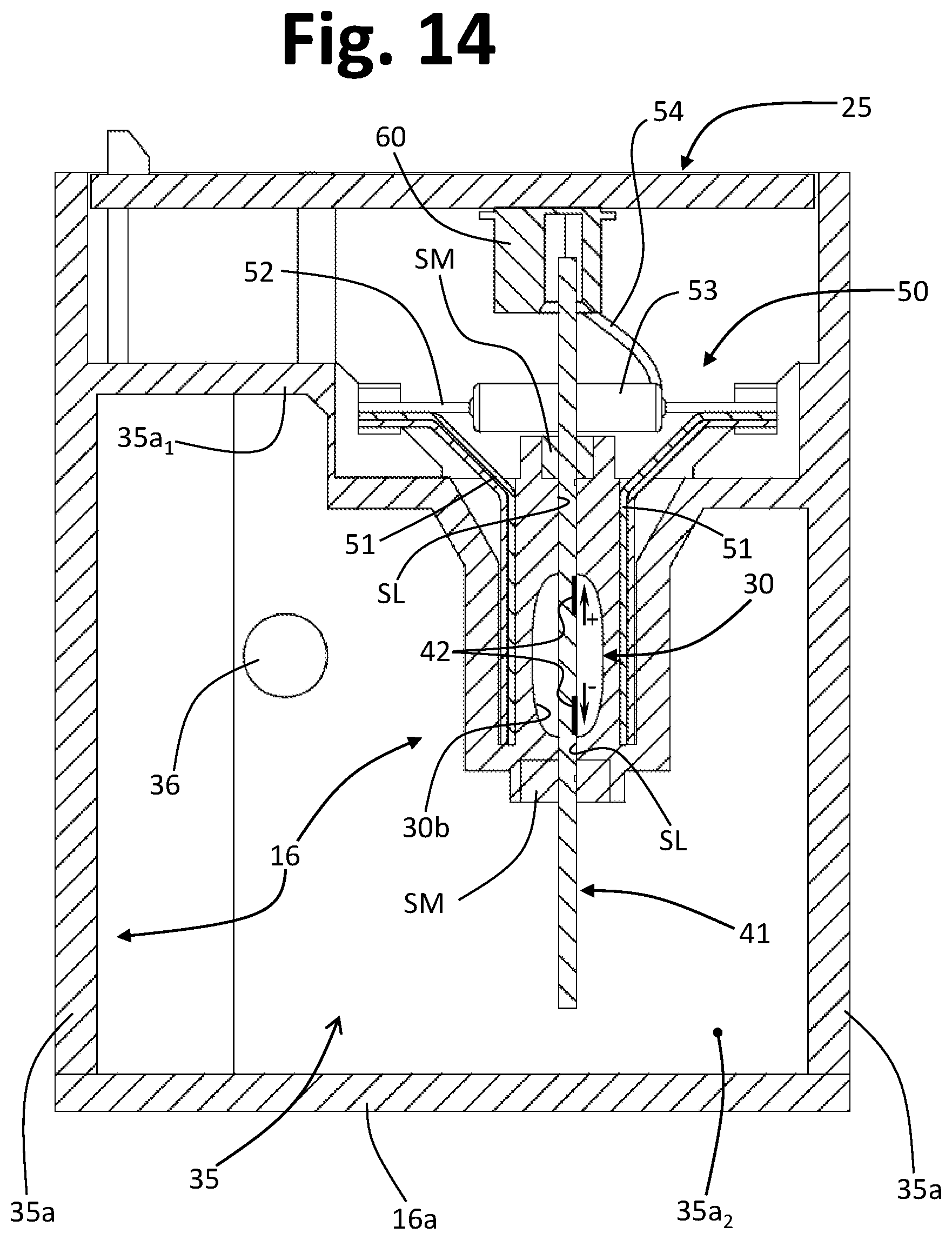 Patent US11773528 Figure 10 – Safety device against leaks of liquid for liquid-conducting household appliances