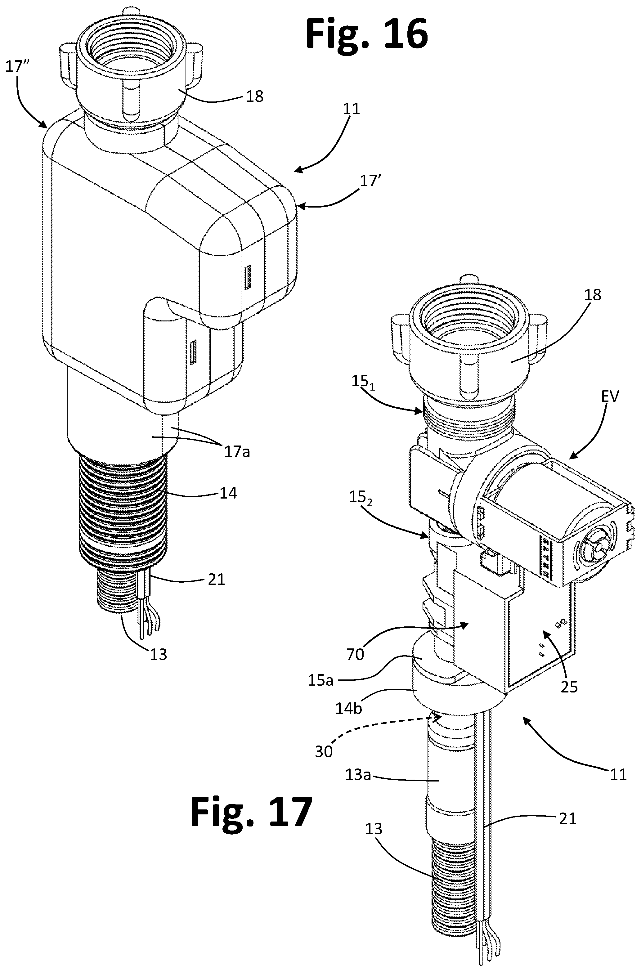 Patent US11773528 Figure 13 – Safety device against leaks of liquid for liquid-conducting household appliances