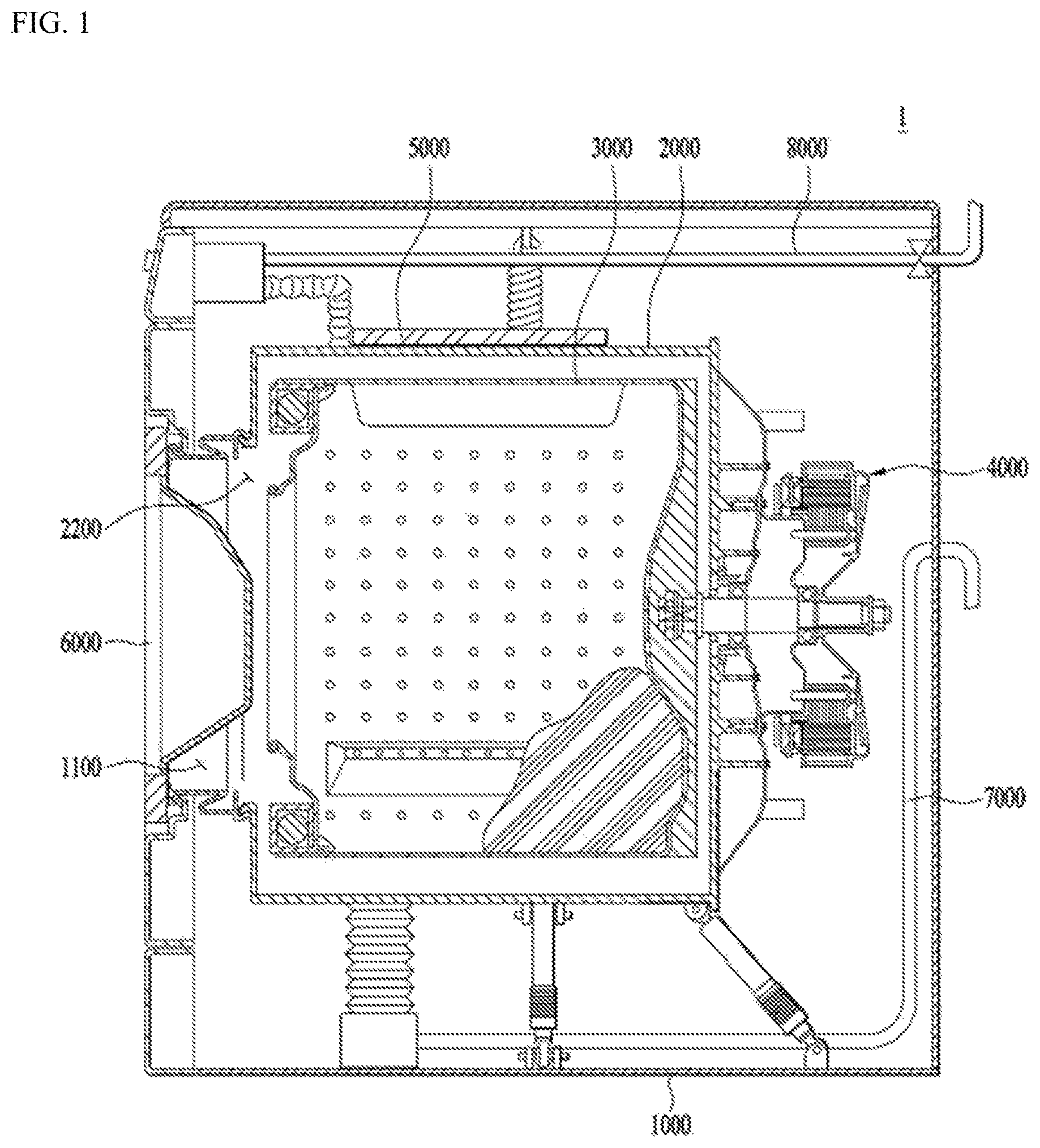 Patent US11773529 Figure 1 – Laundry treating apparatus