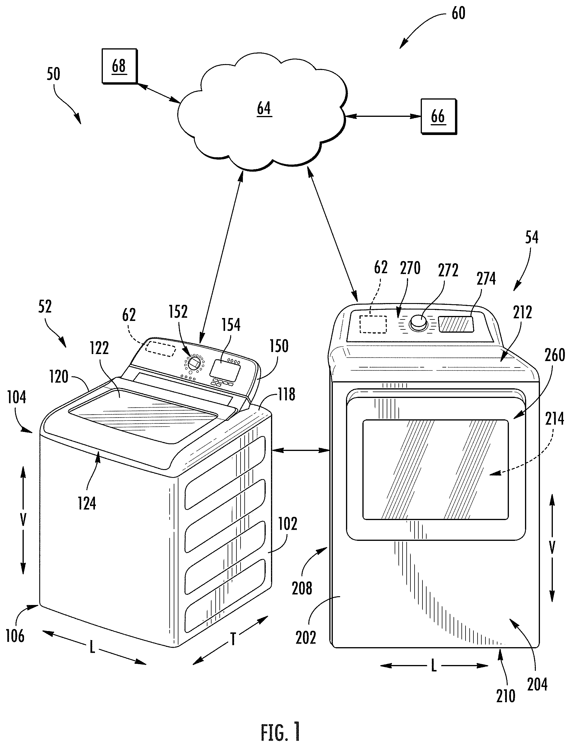 Patent US11773531 Figure 1 – Method of operating a dryer appliance based on the remaining moisture content of a load of clothes
