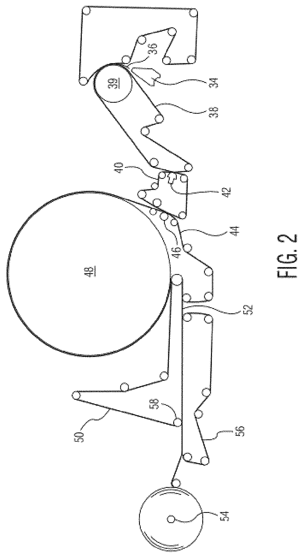 Patent US11773538 Figure 2 – Multi-ply through-air dried tissue products comprising regenerated cellulose fiber