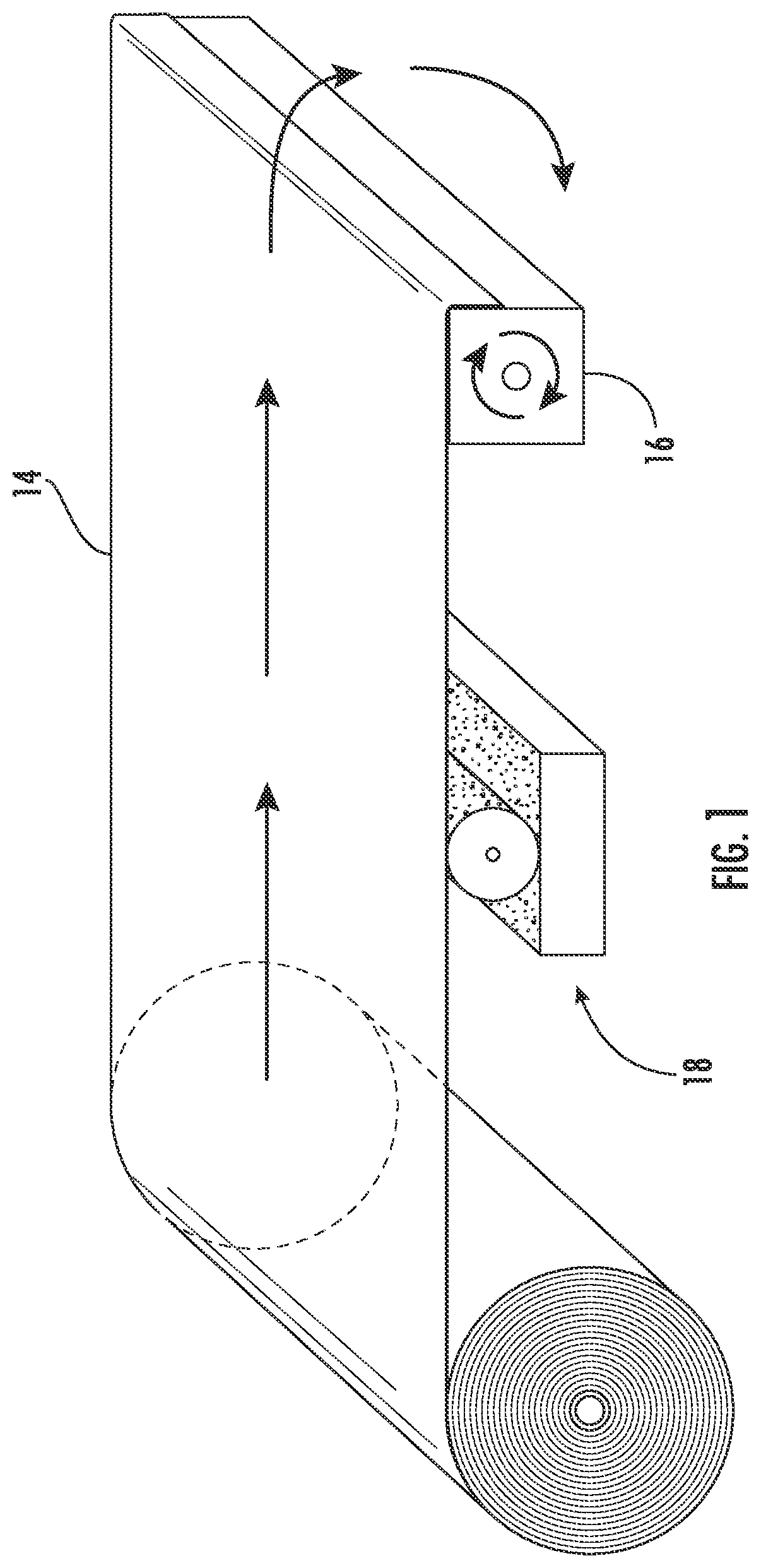 Patent US11773540 Figure 1 – Thick-caliper laminated paperboard and methods for making the same