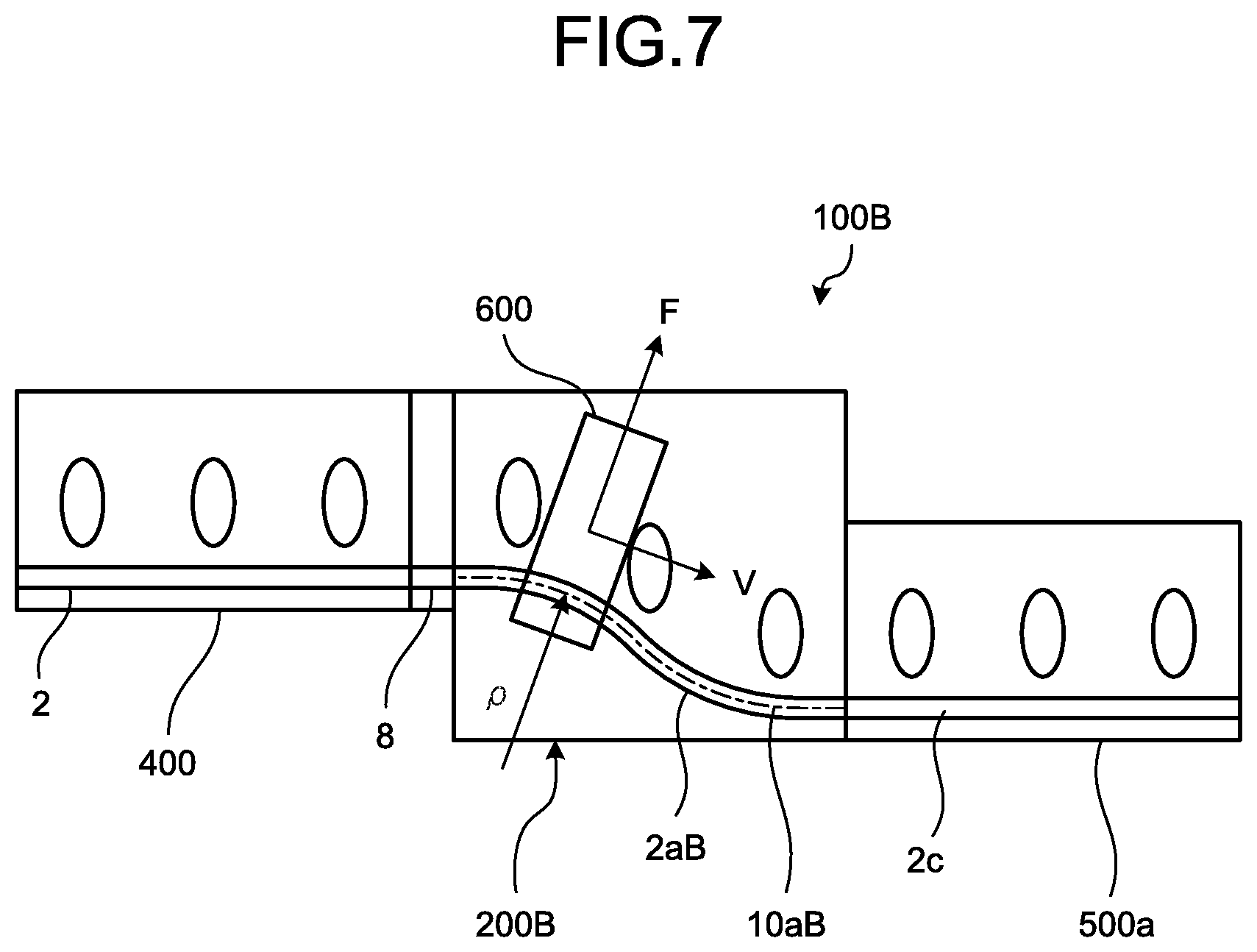 Patent US11773541 Figure 5 – Conveying path switching device and elevator apparatus