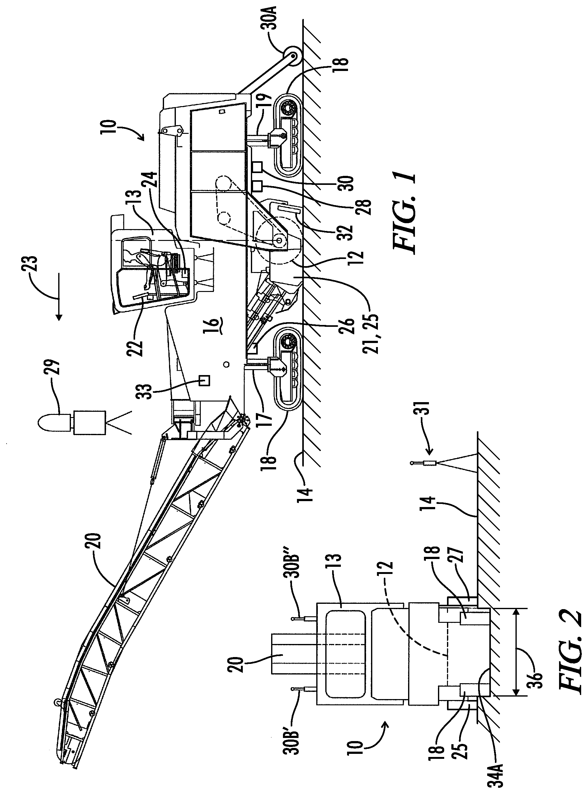 Patent US11773544 Figure 1 – Determining milled volume or milled area of a milled surface