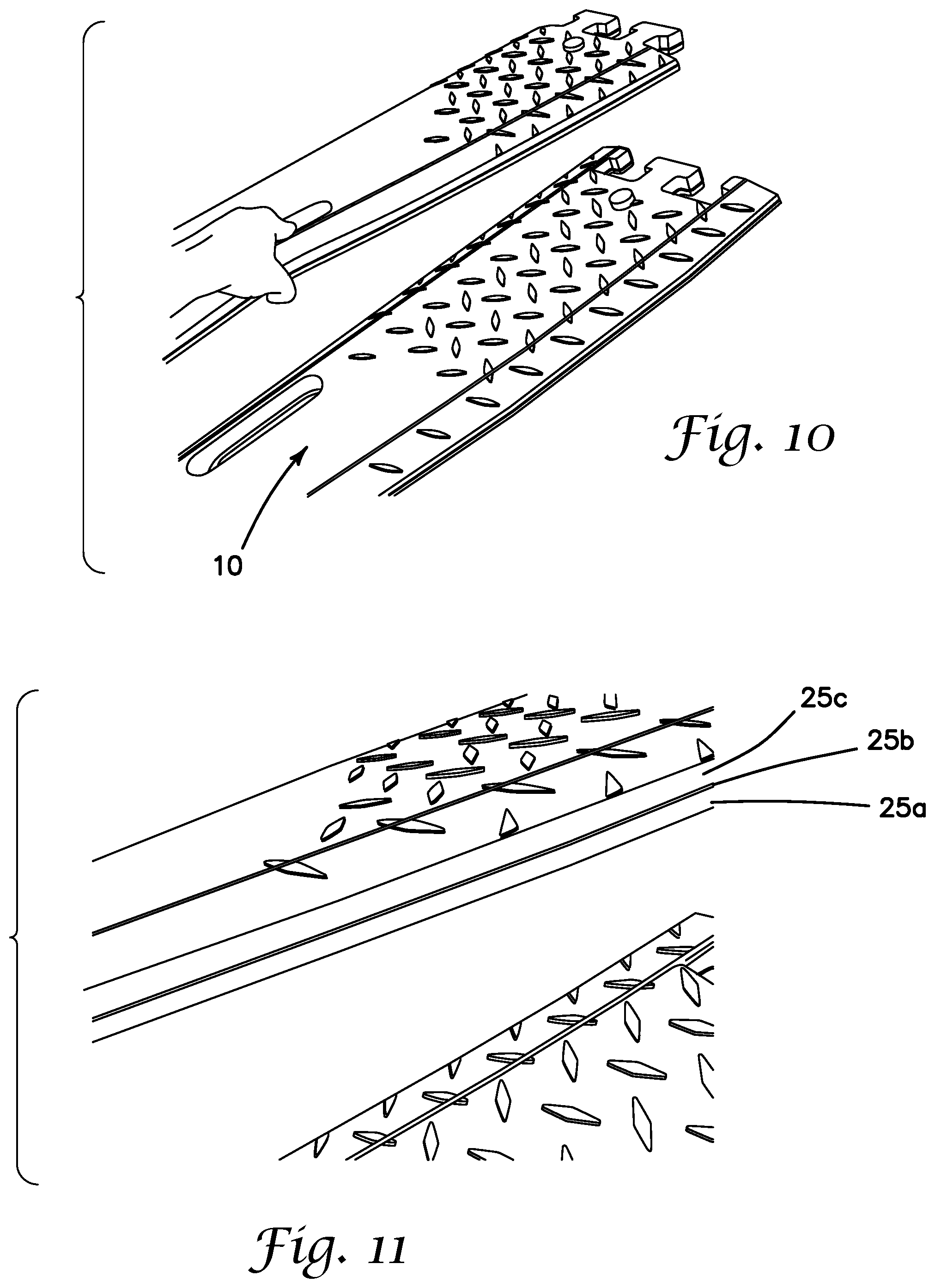 Patent US11773546 Figure 5 – Modular travel warning strip system and methods