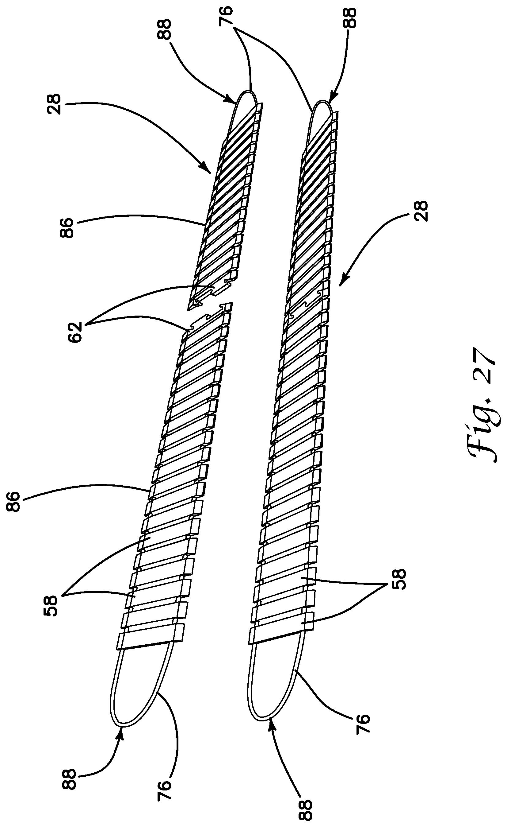 Patent US11773546 Figure 16 – Modular travel warning strip system and methods