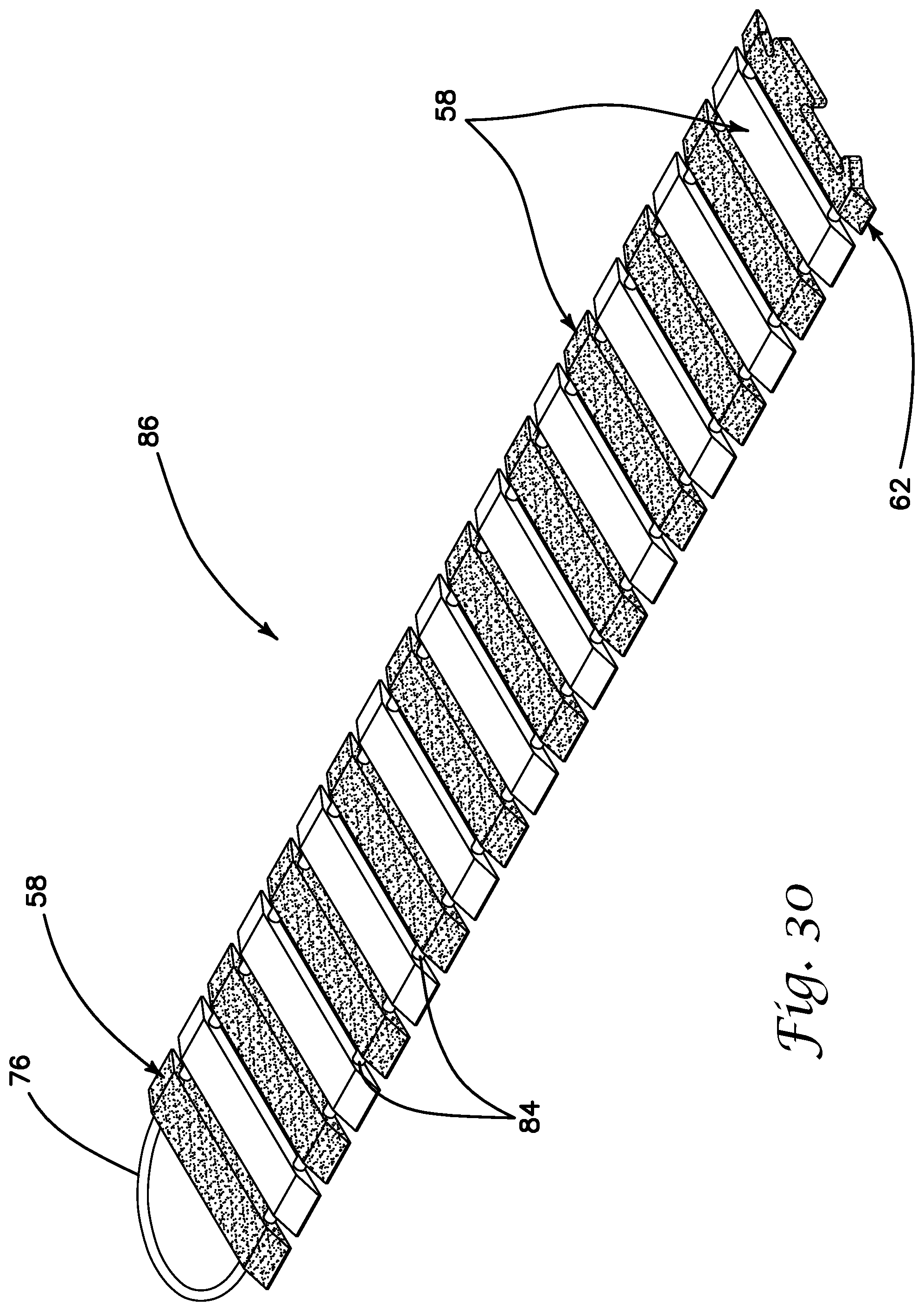 Patent US11773546 Figure 18 – Modular travel warning strip system and methods