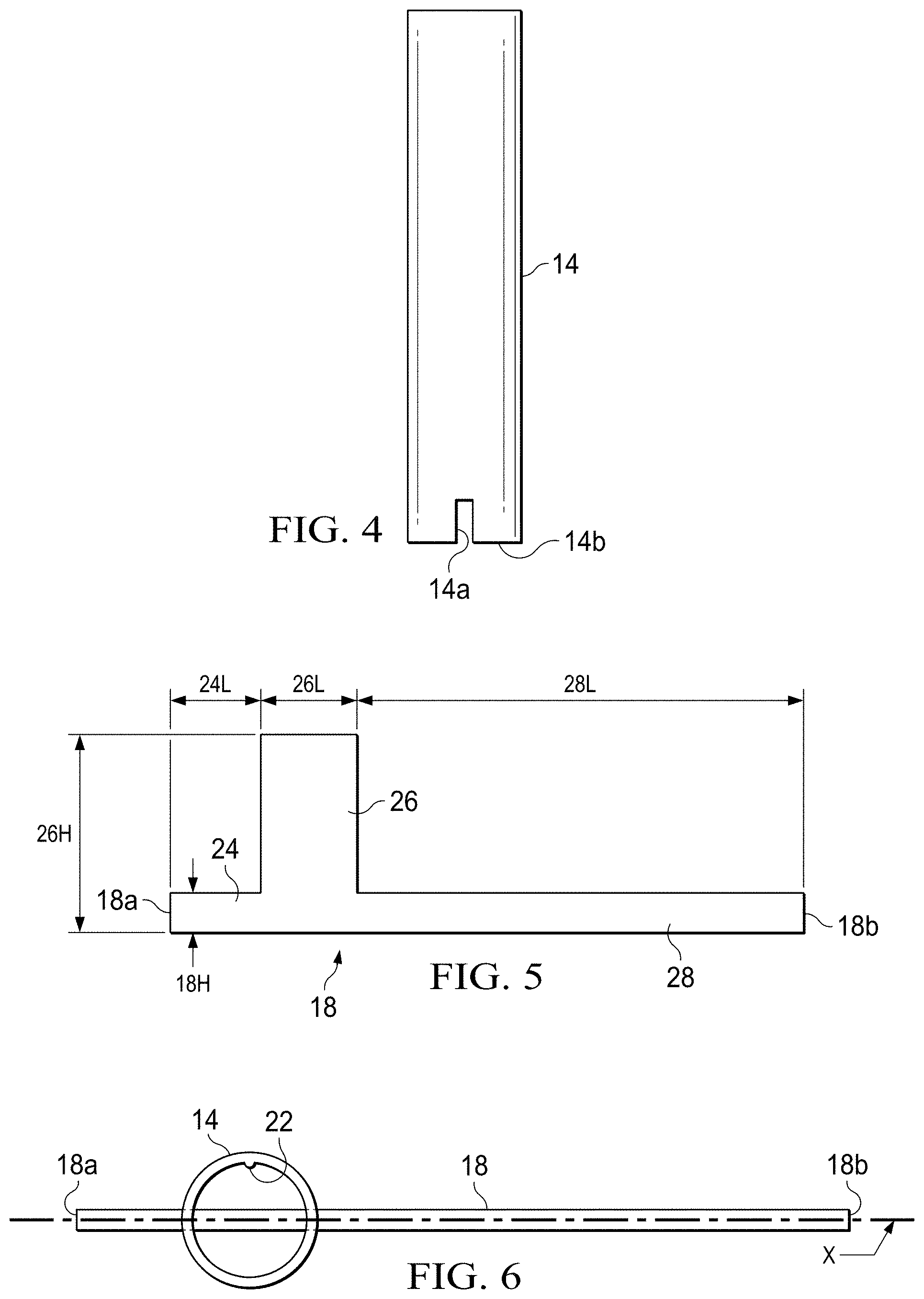 Patent US11773547 Figure 4 – Shallow mount bollard