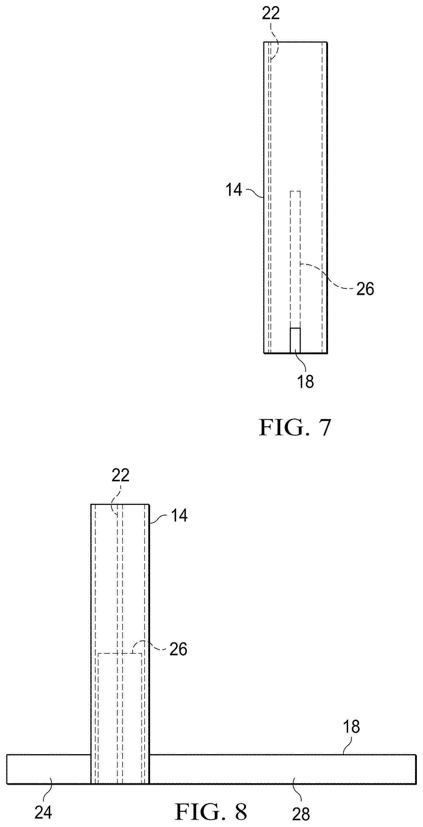 Patent US11773547 Figure 5 – Shallow mount bollard