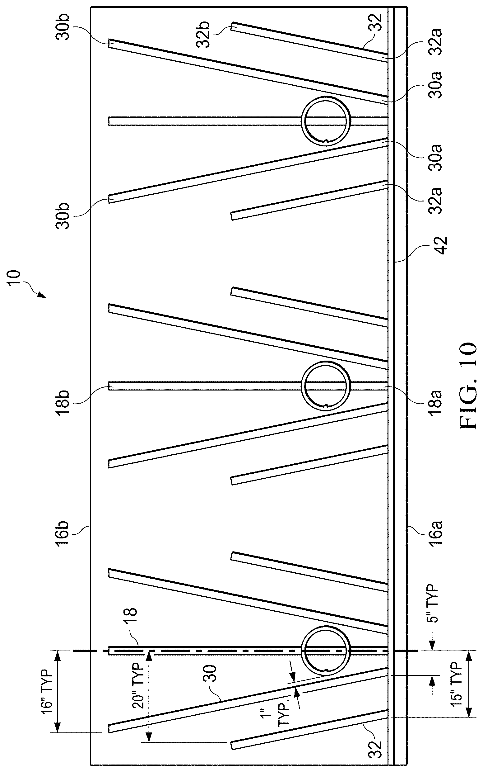 Patent US11773547 Figure 7 – Shallow mount bollard