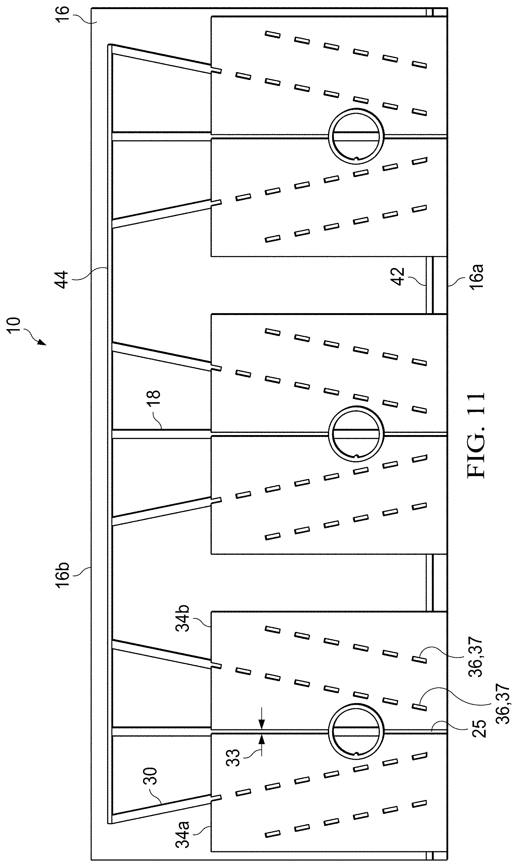 Patent US11773547 Figure 8 – Shallow mount bollard