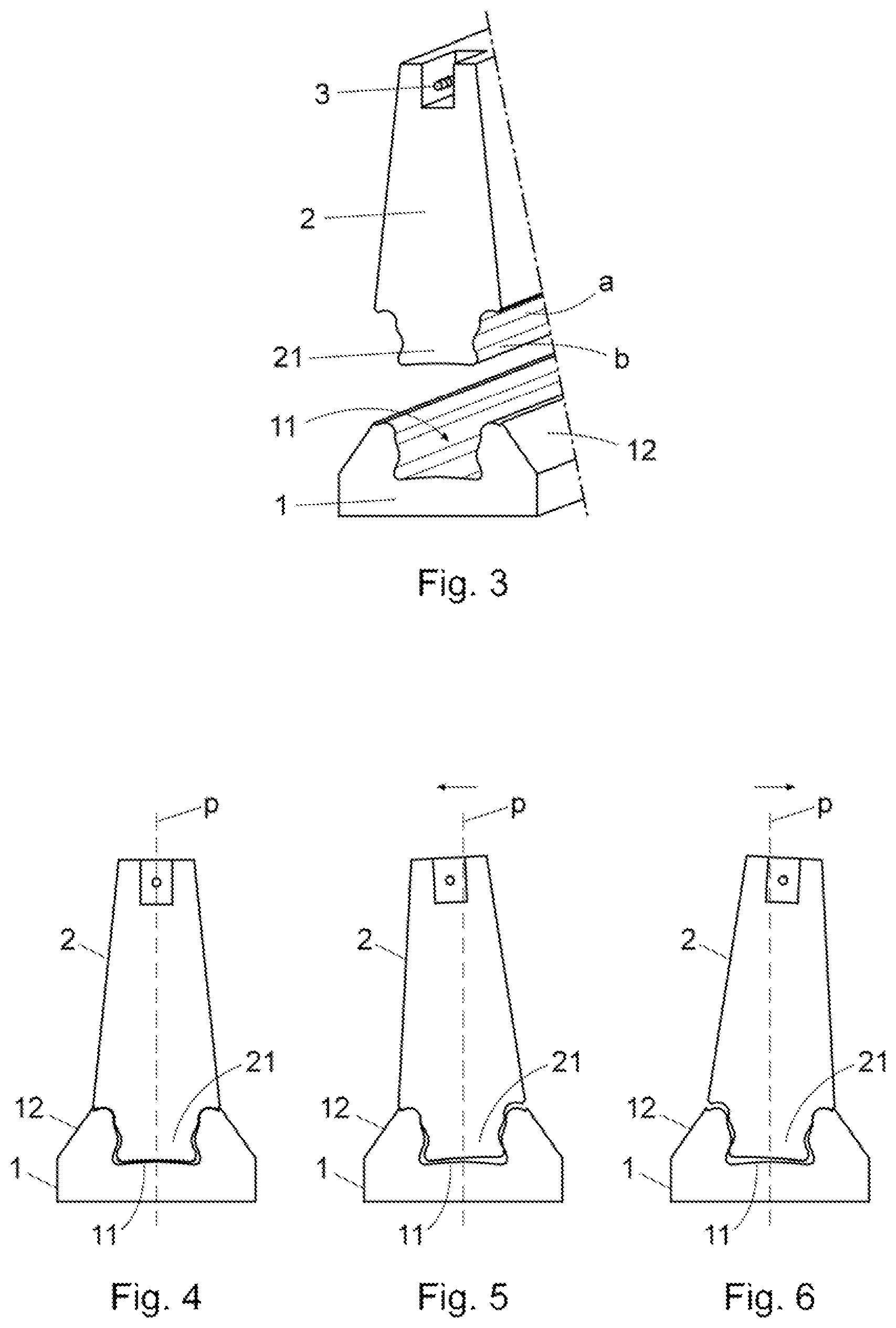 Patent US11773549 Figure 2 – Roadway safety barrier