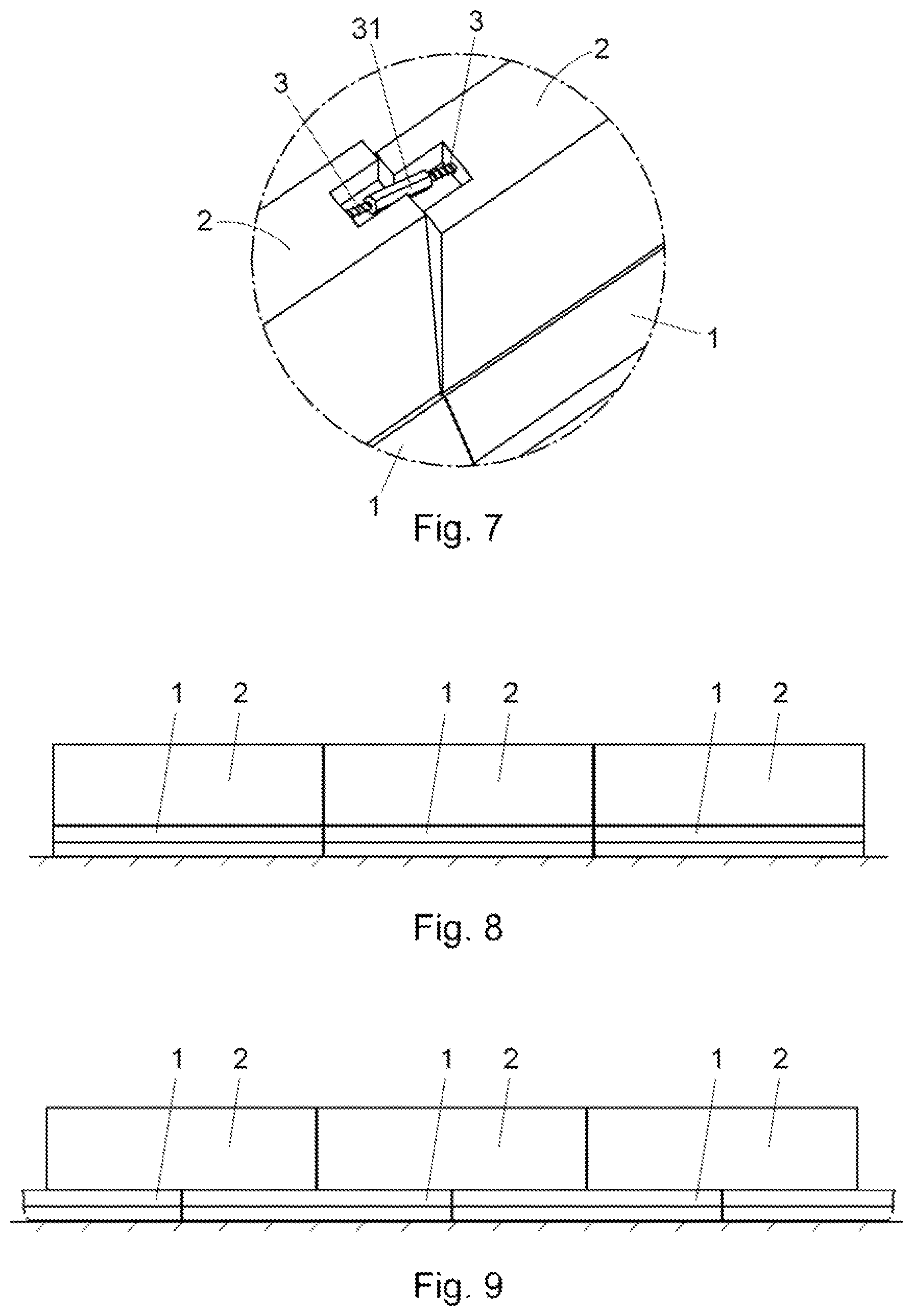 Patent US11773549 Figure 3 – Roadway safety barrier